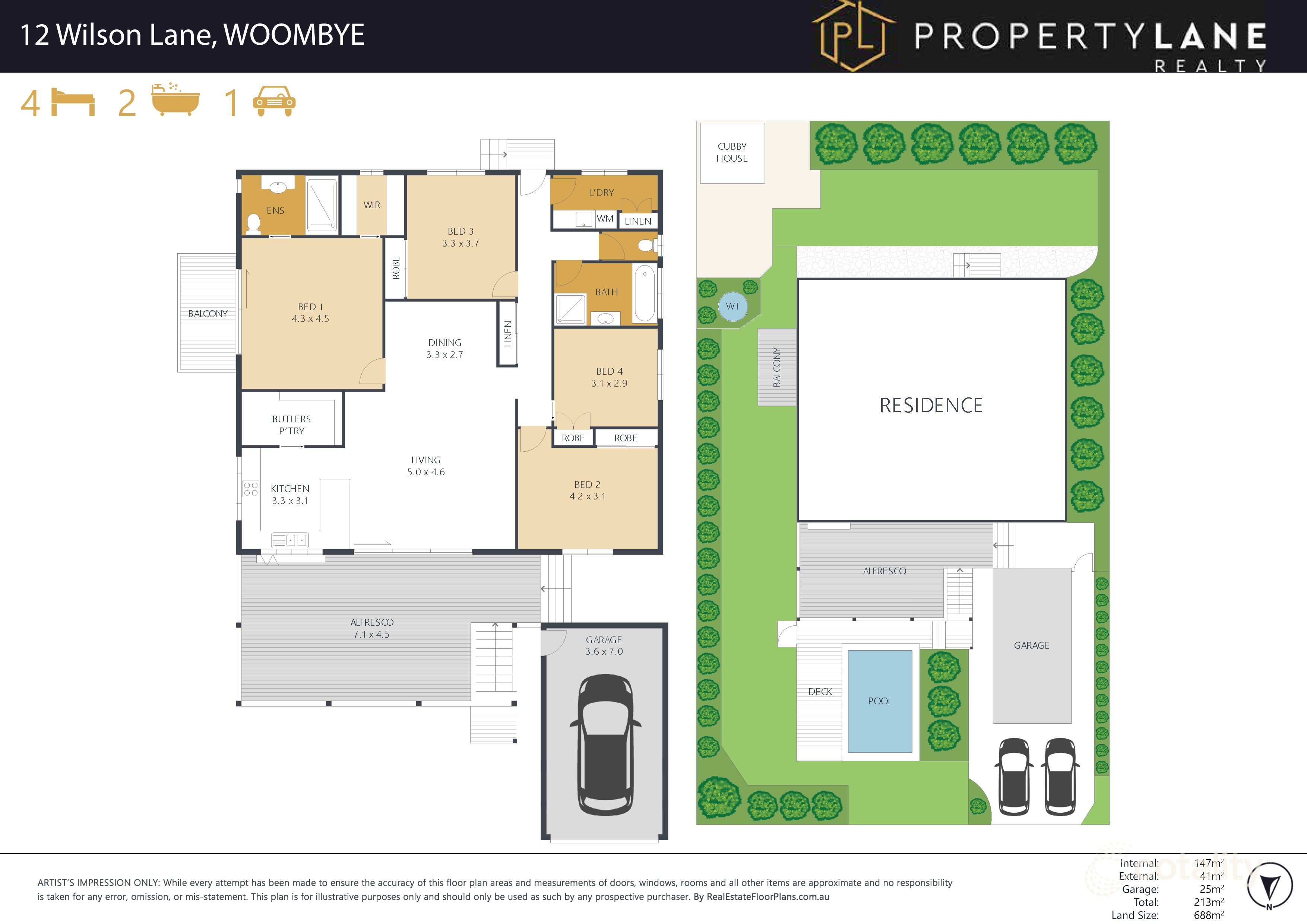 12 Wilson Lane, Woombye, QLD 4559