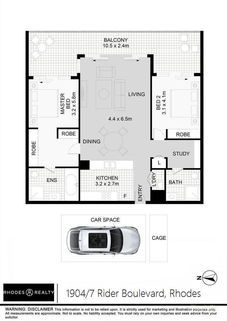 1904/7 Rider Bvd, Rhodes, NSW 2138