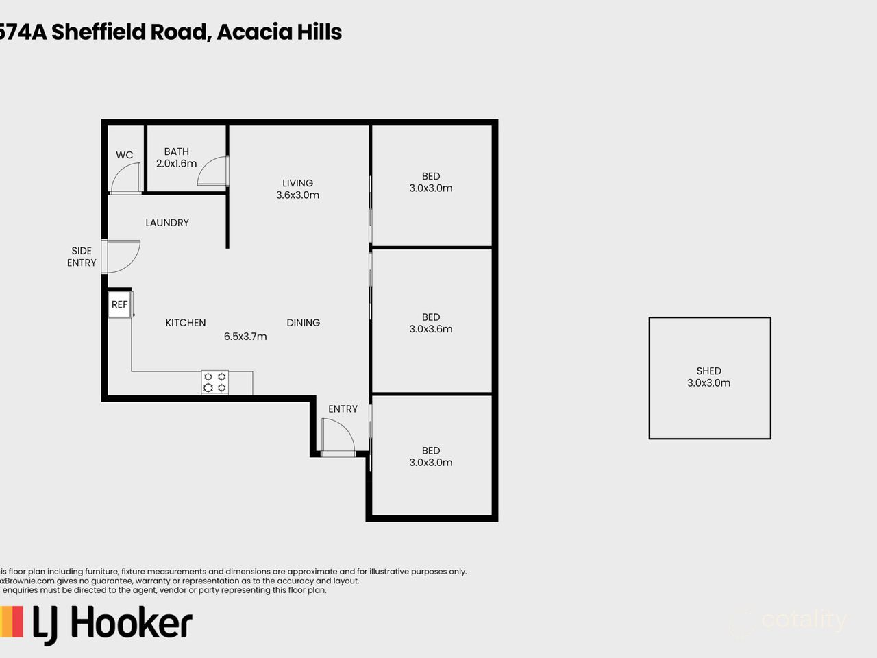 574 Sheffield Rd, Acacia Hills, TAS 7306