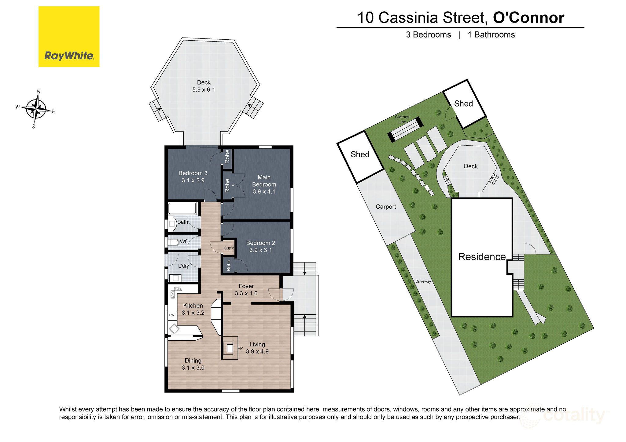 10 Cassinia St, O'Connor, ACT 2602