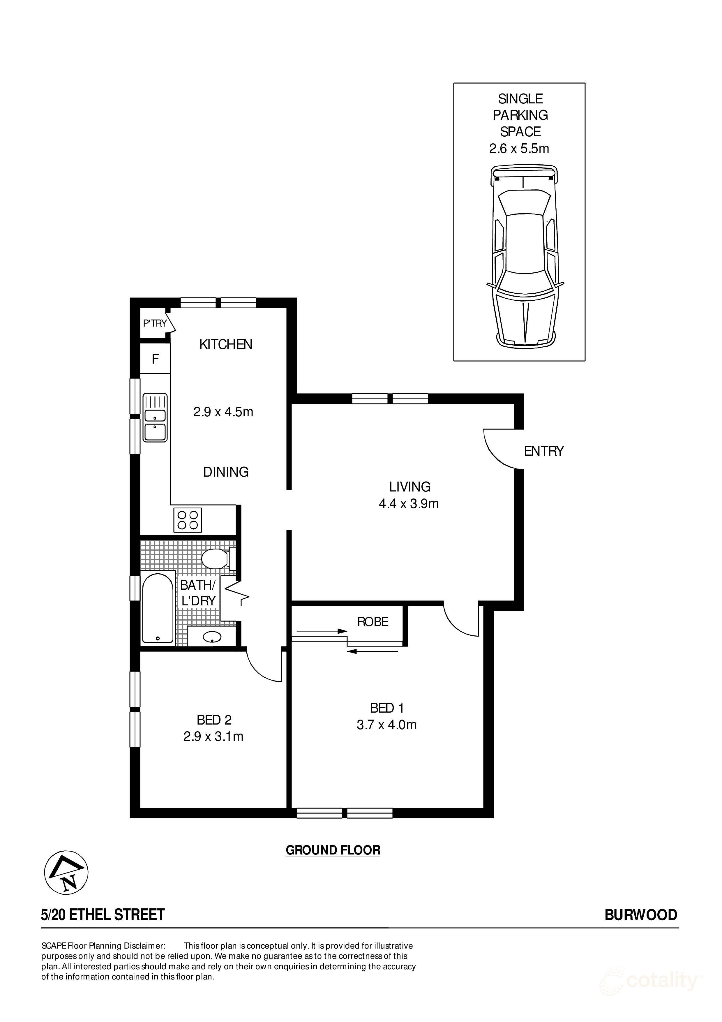 5/20-22 Ethel St, Burwood, NSW 2134