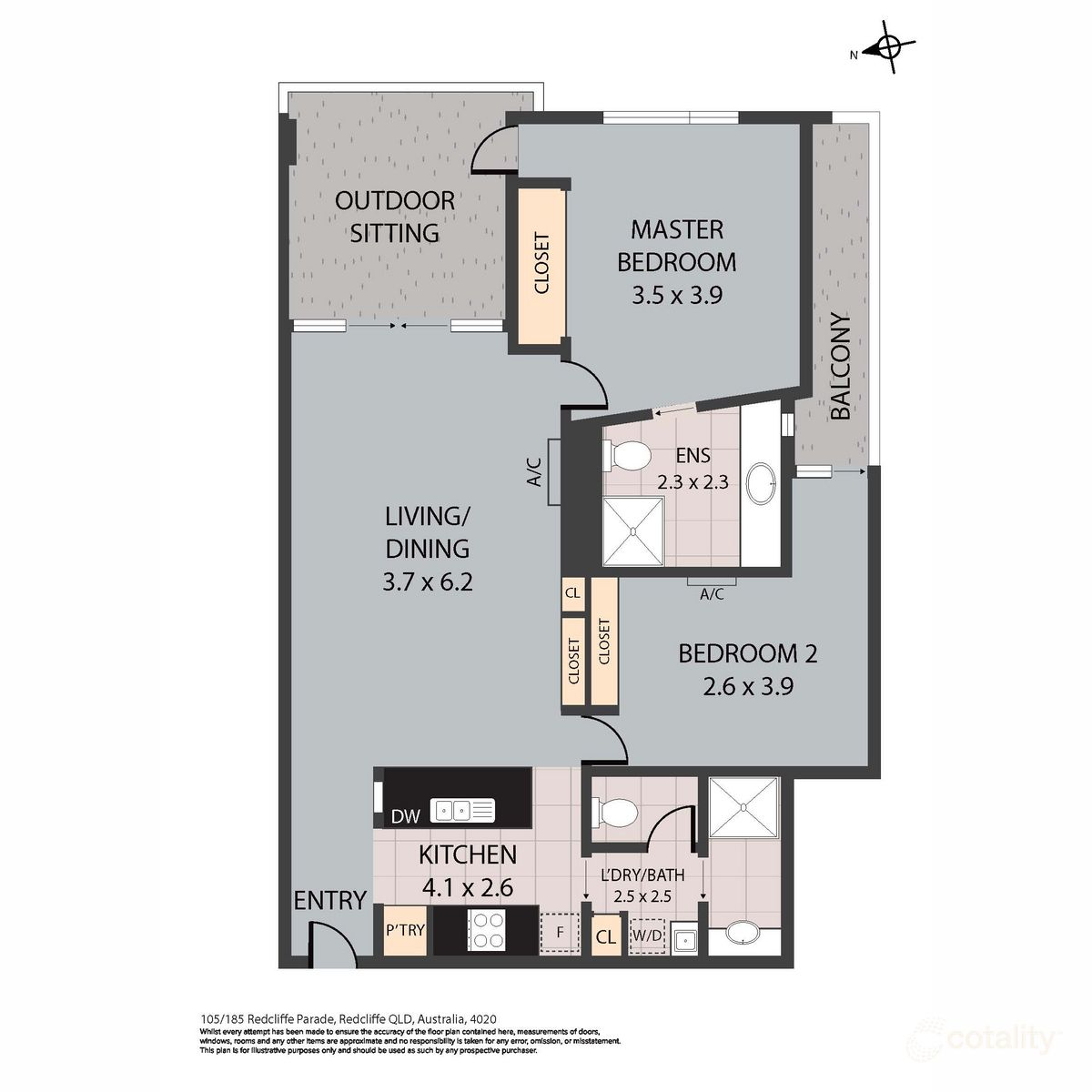 105/185 Redcliffe Pde, Redcliffe, QLD 4020