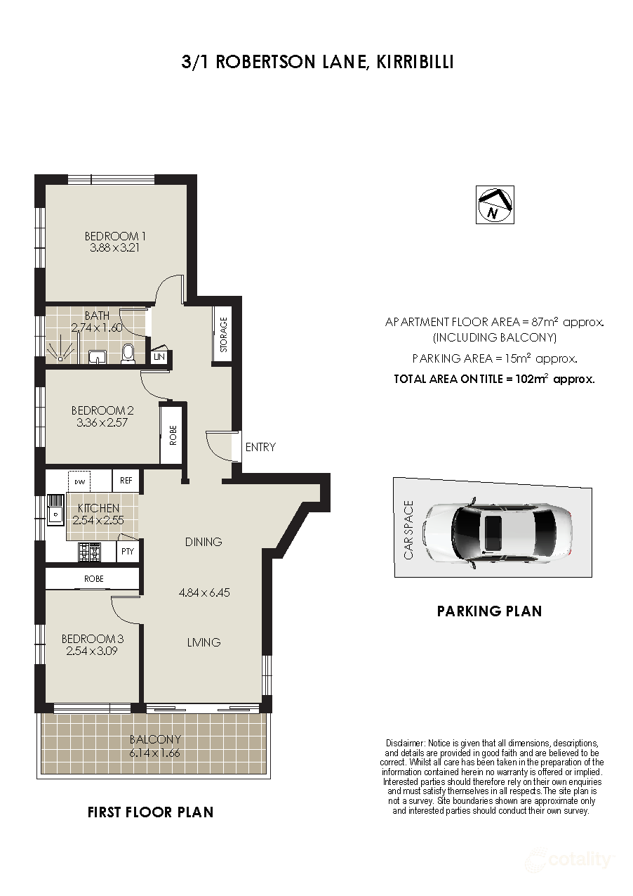 3/1 Robertson Lane, Kirribilli, NSW 2061