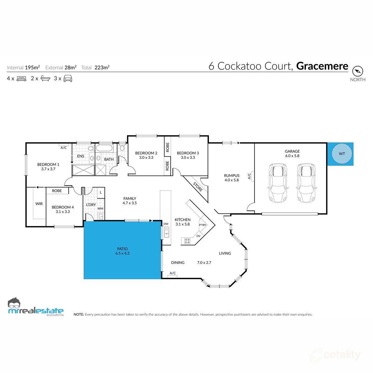 6 Cockatoo Ct, Gracemere, QLD 4702