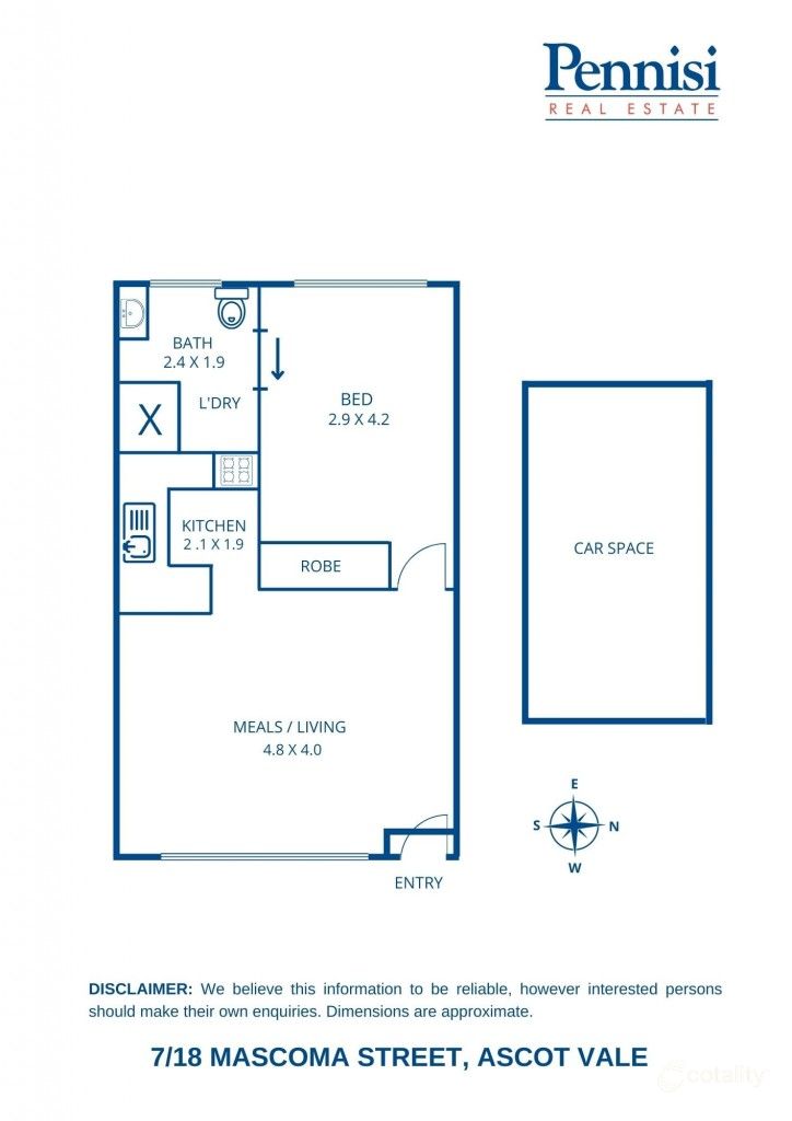 7/18 Mascoma St, Ascot Vale, VIC 3032