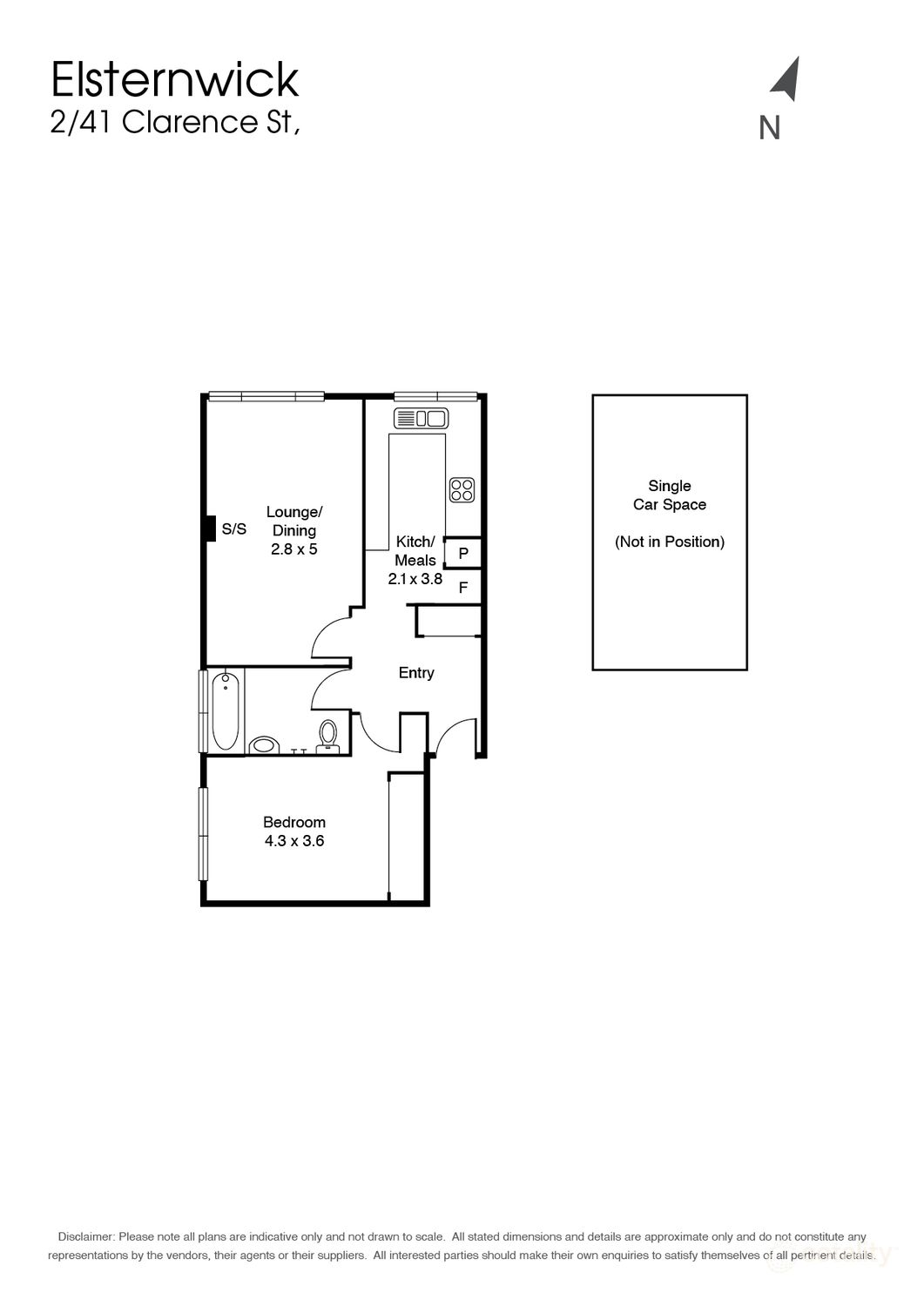 2/41 Clarence St, Elsternwick, VIC 3185