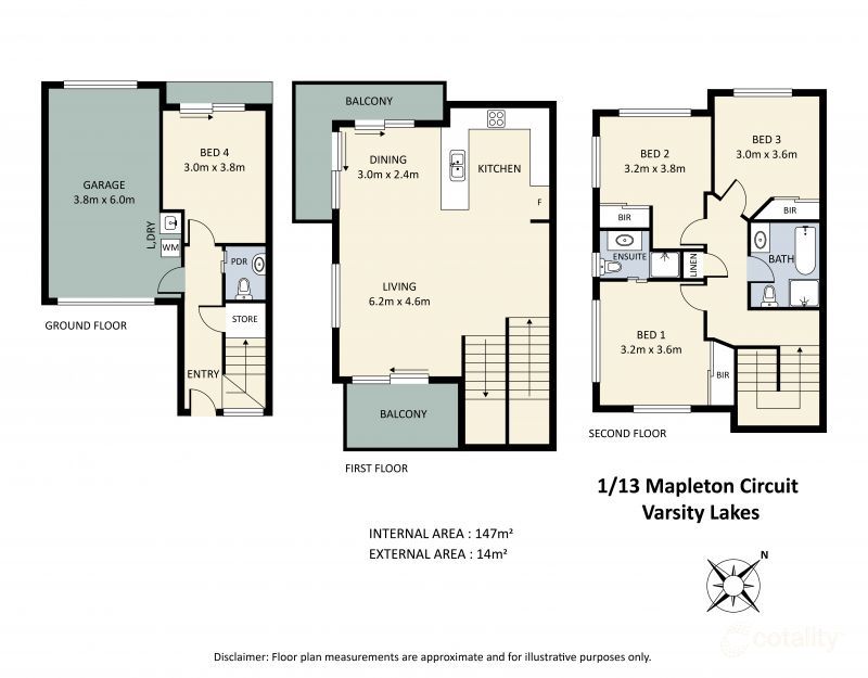 1/13 Mapleton Cct, Varsity Lakes, QLD 4227