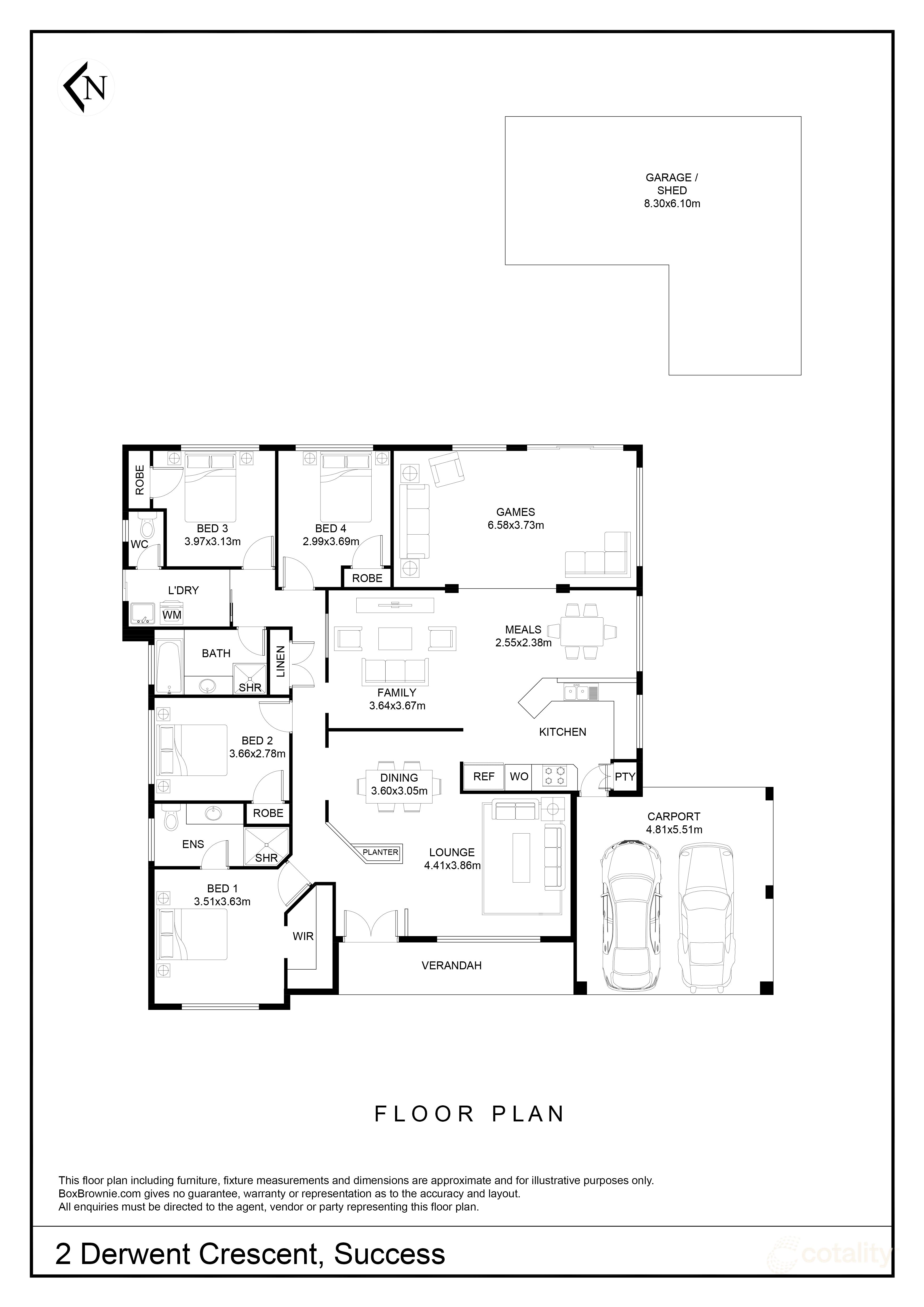2 Derwent Cres, Success, WA 6164