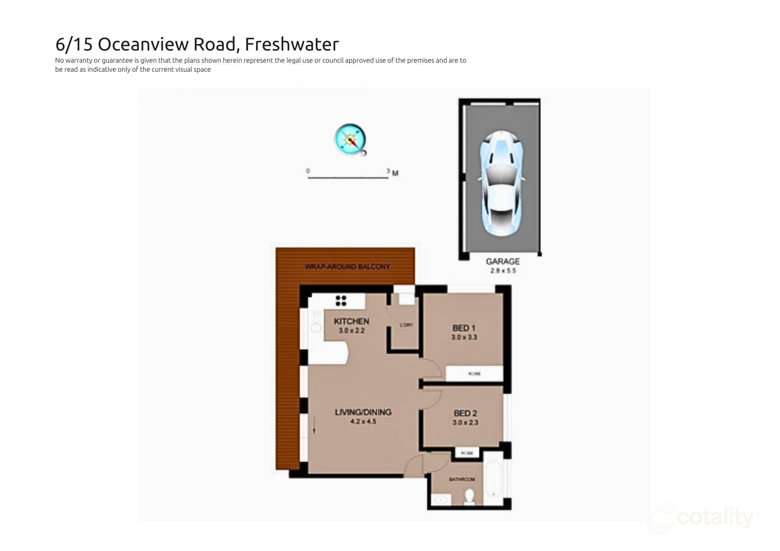 6/15 Ocean View Rd, Freshwater, NSW 2096