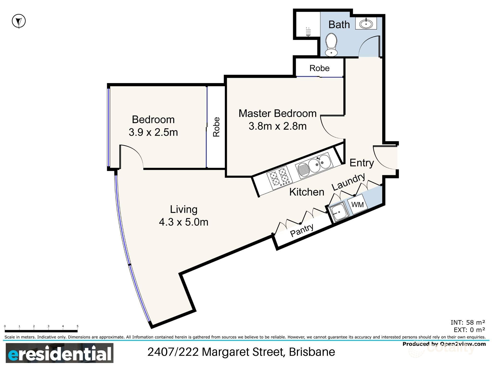 2407/222 Margaret St, Brisbane City, QLD 4000