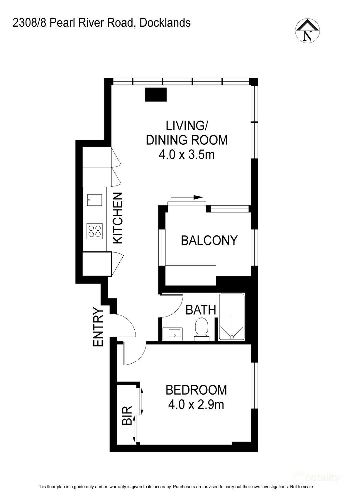 2308/8 Pearl River Rd, Docklands, VIC 3008