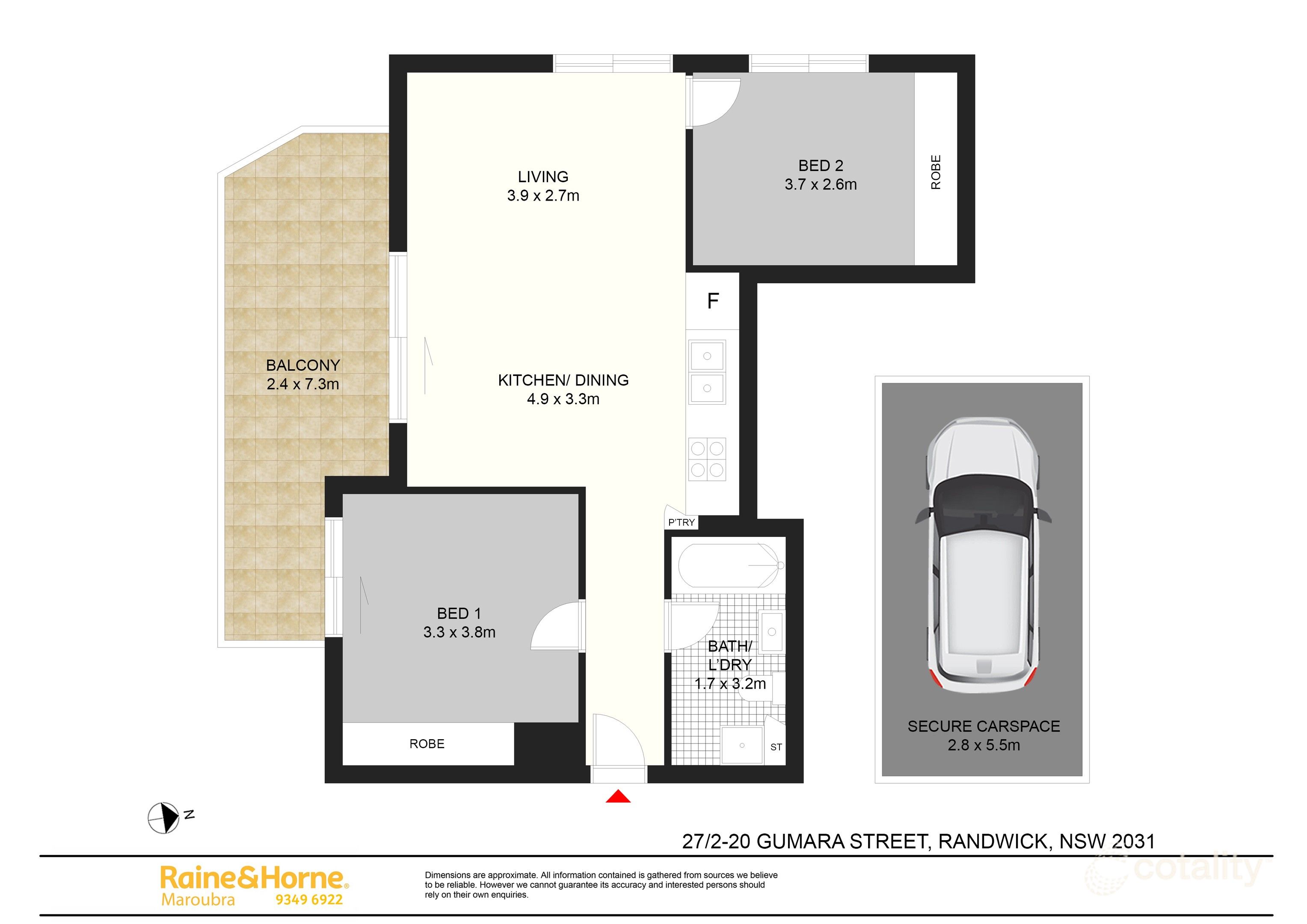 27/2-20 Gumara St, Randwick, NSW 2031