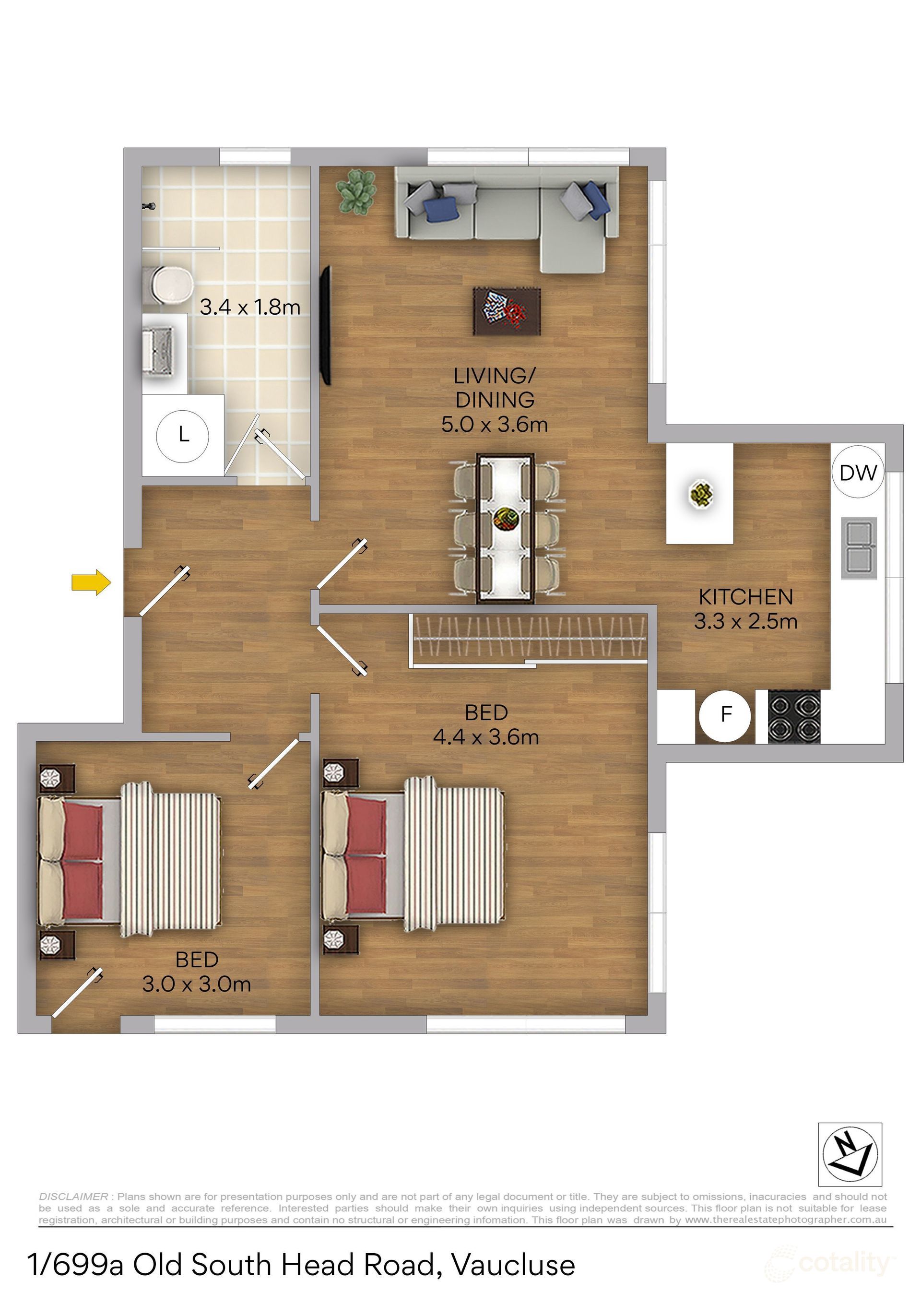 1/699a Old South Head Rd, Vaucluse, NSW 2030