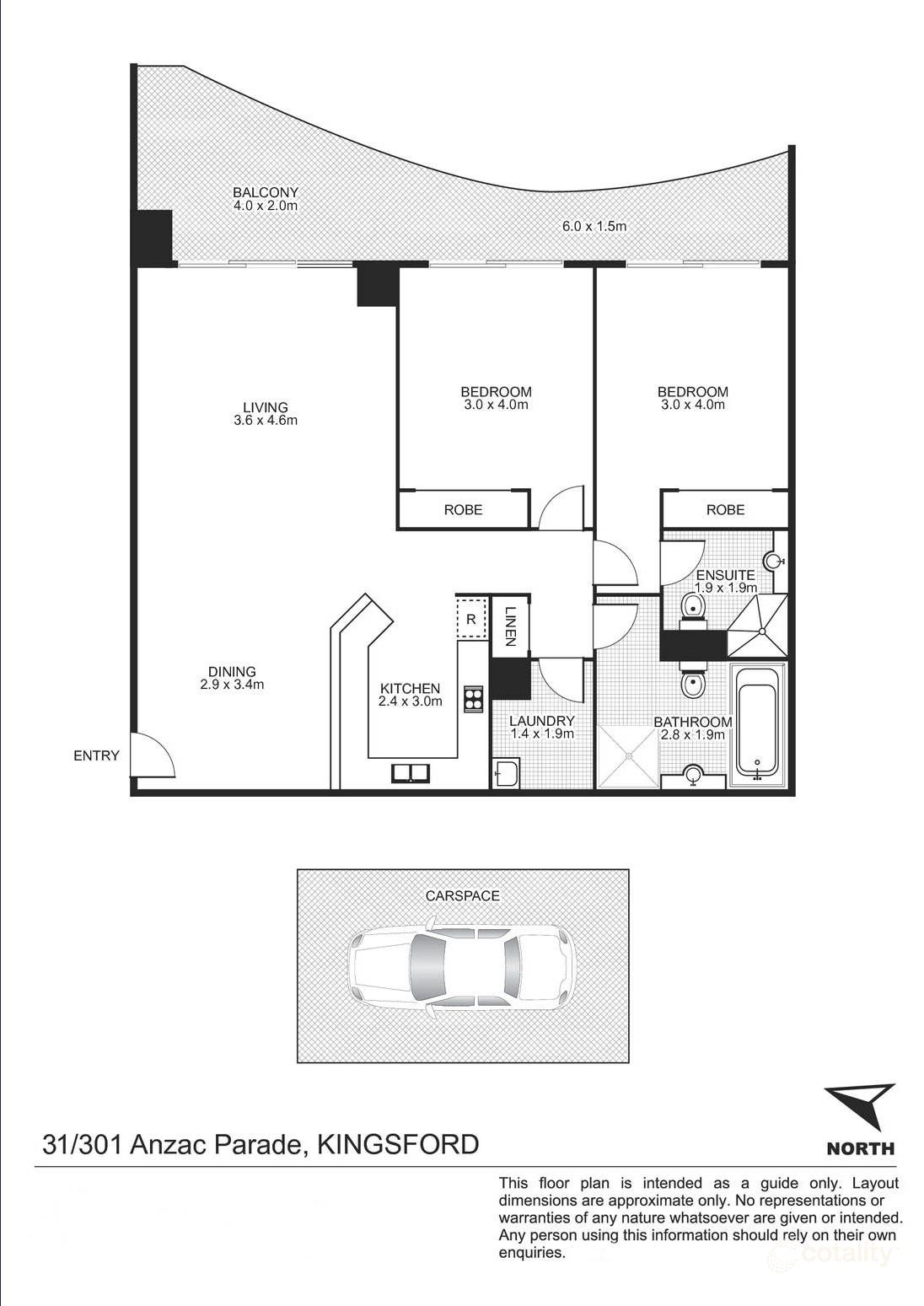 31/301-303 Anzac Pde, Kingsford, NSW 2032
