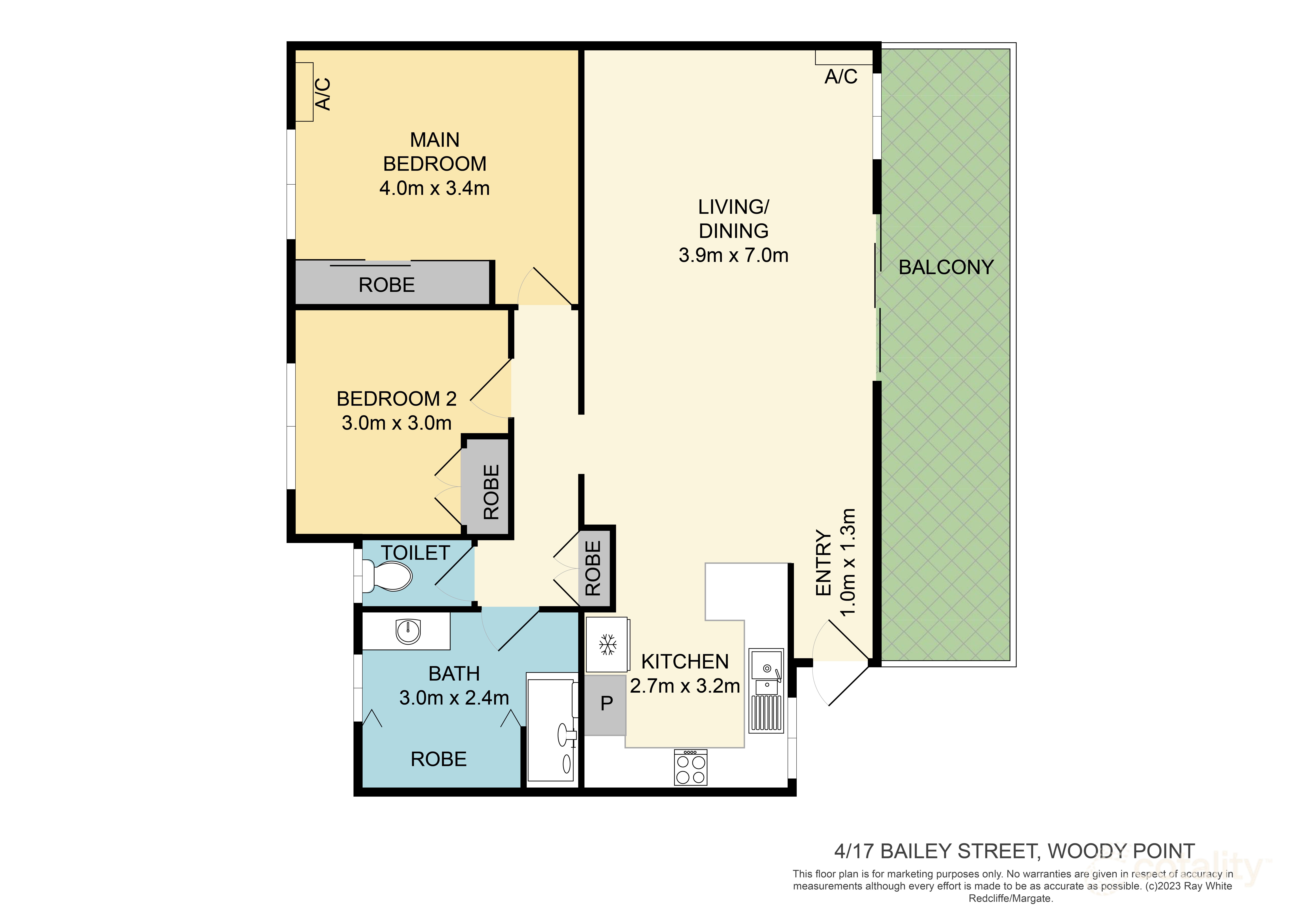 4/17 Bailey St, Woody Point, QLD 4019