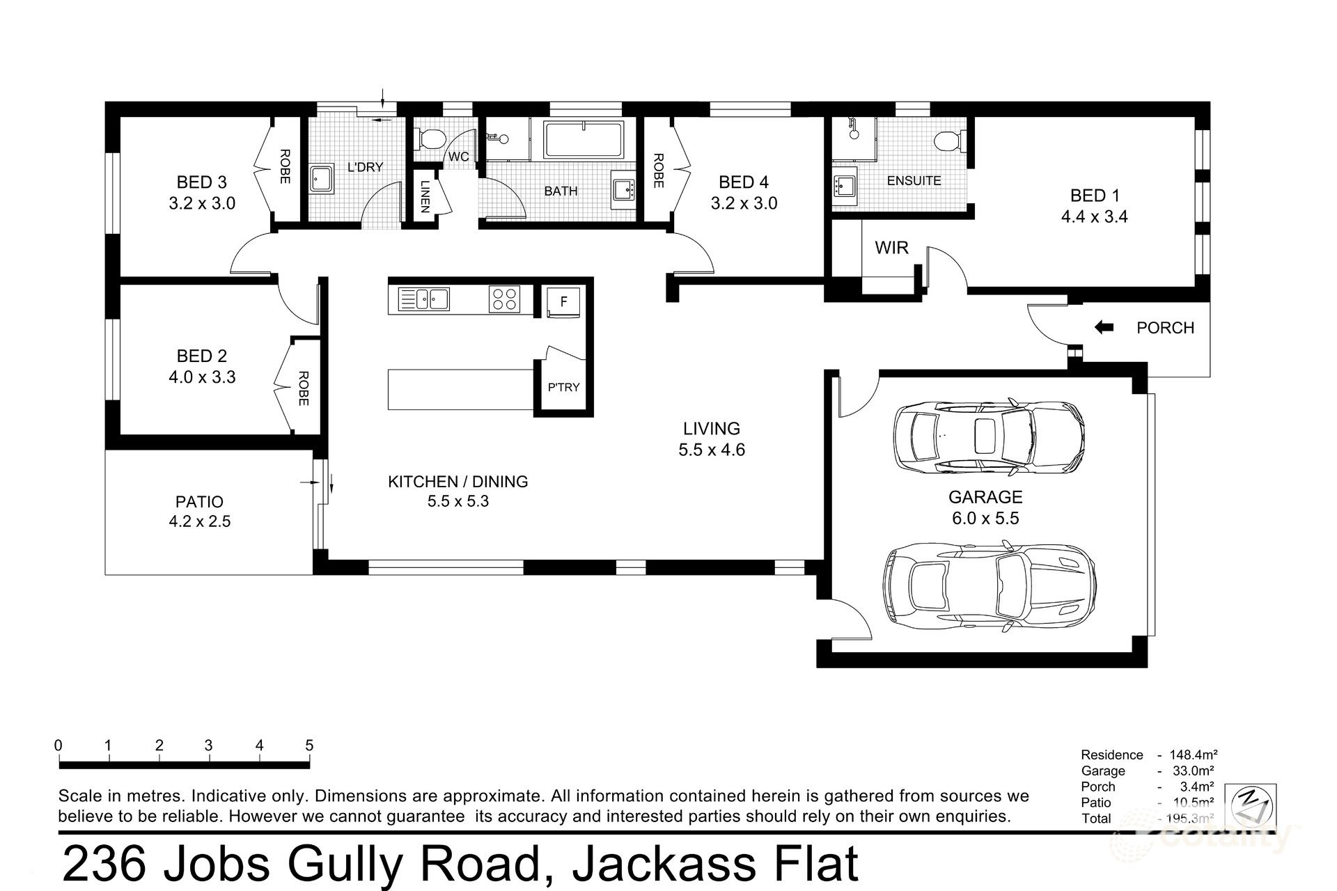 236 Jobs Gully Rd, Jackass Flat, VIC 3556