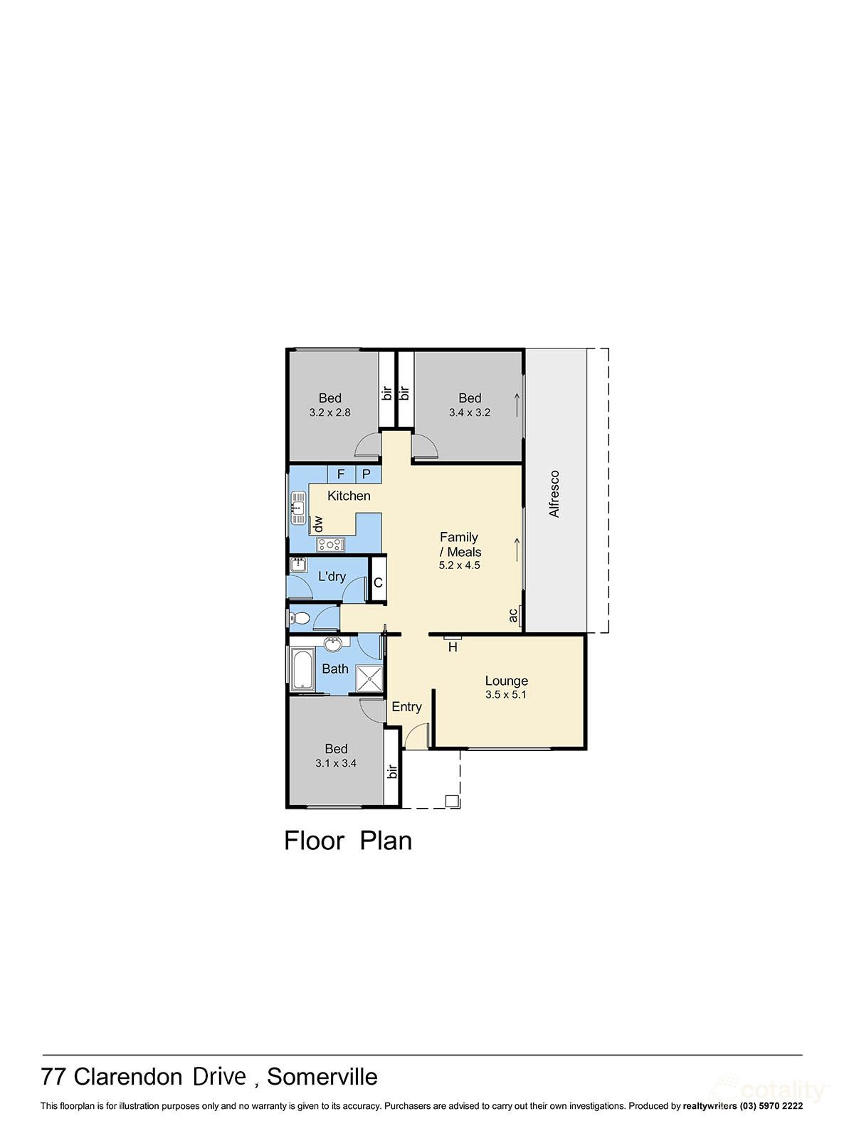 77 Clarendon Dr, Somerville, VIC 3912