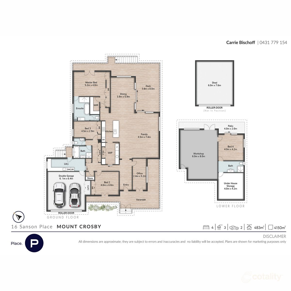 16 Sanson Pl, Mount Crosby, QLD 4306