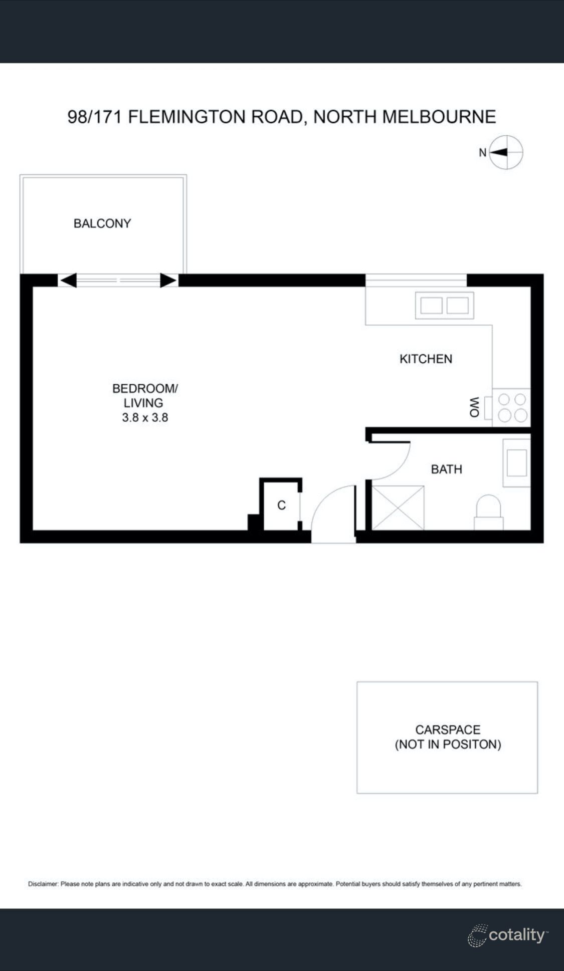 98/171 Flemington Rd, North Melbourne, VIC 3051