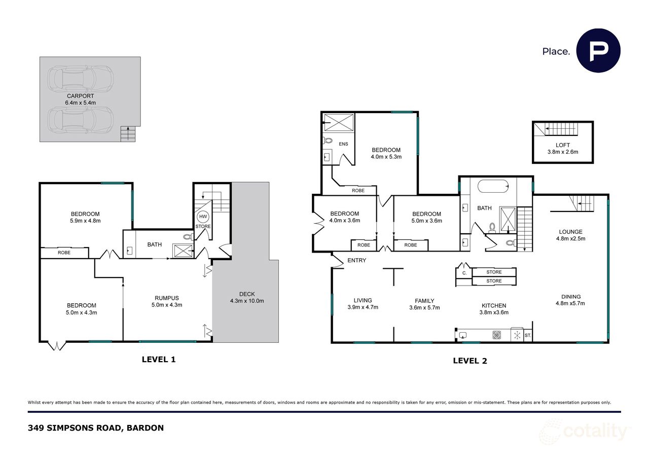 349 Simpsons Rd, Bardon, QLD 4065