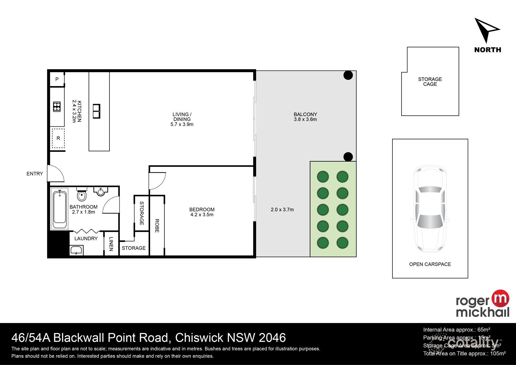 46/54a Blackwall Point Rd, Chiswick, NSW 2046
