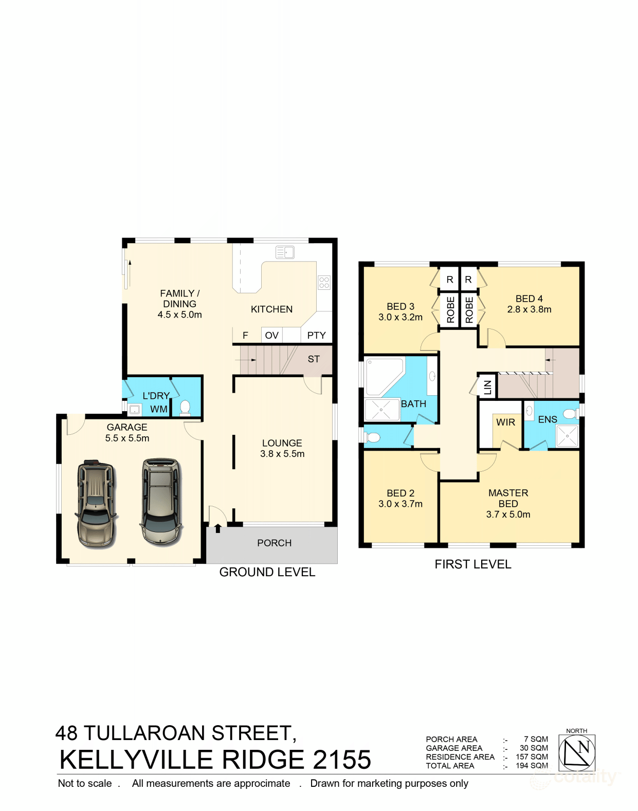 48 Tullaroan St, Kellyville Ridge, NSW 2155