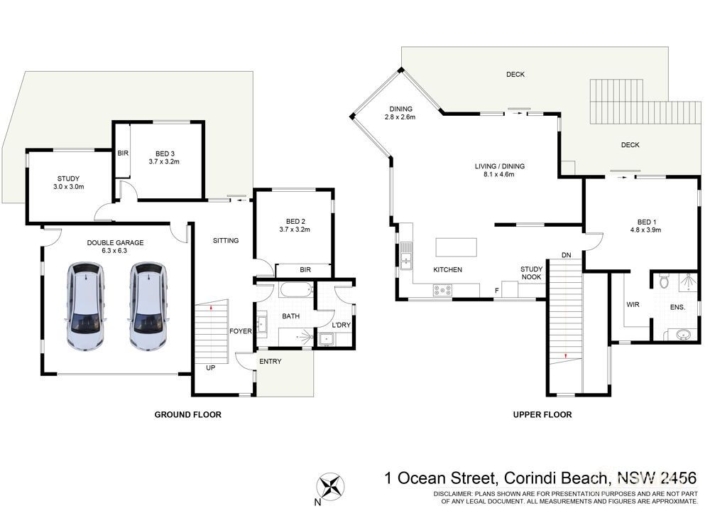 1 Ocean St, Corindi Beach, NSW 2456