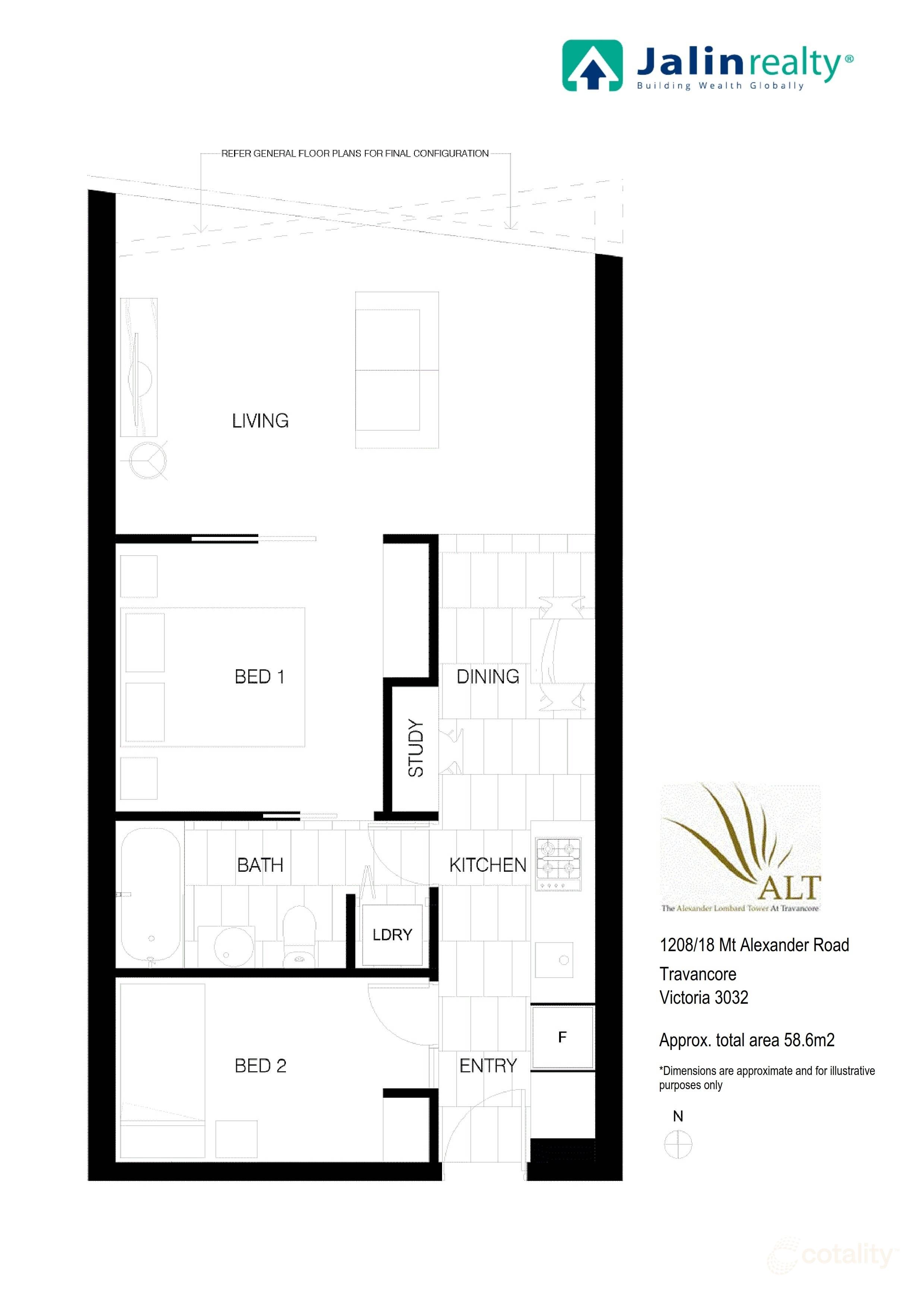 1208/18 Mt Alexander Rd, Travancore, VIC 3032