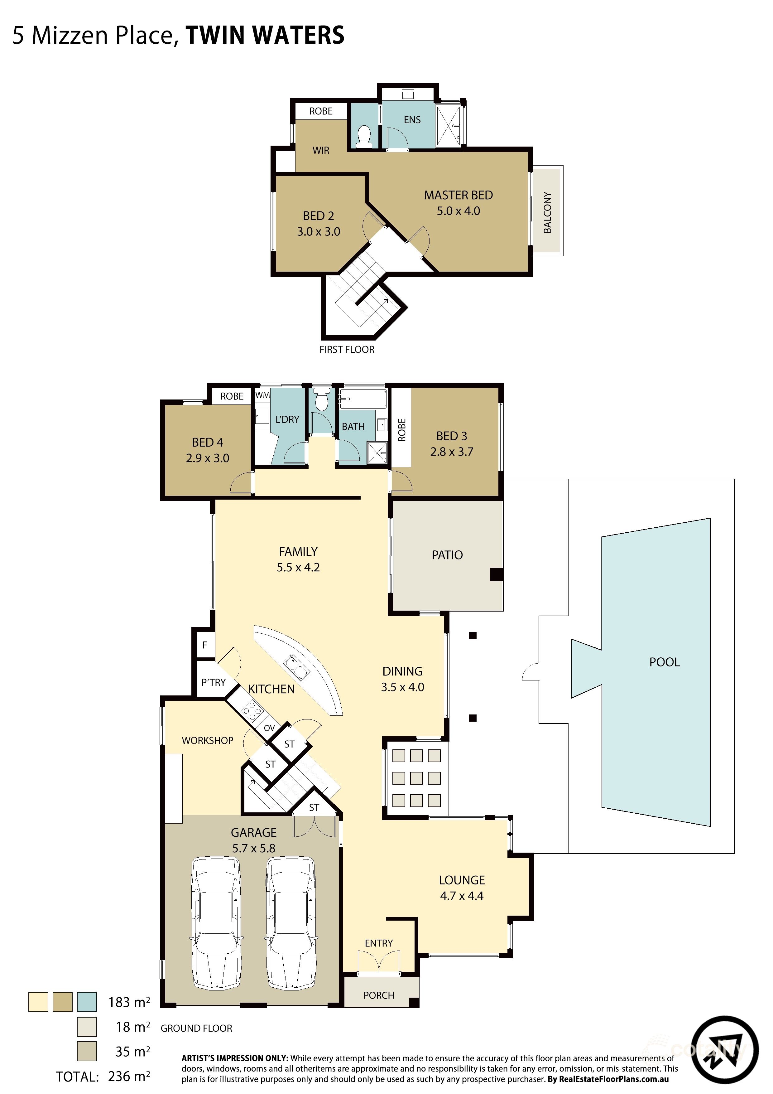 5 Mizzen Pl, Twin Waters, QLD 4564