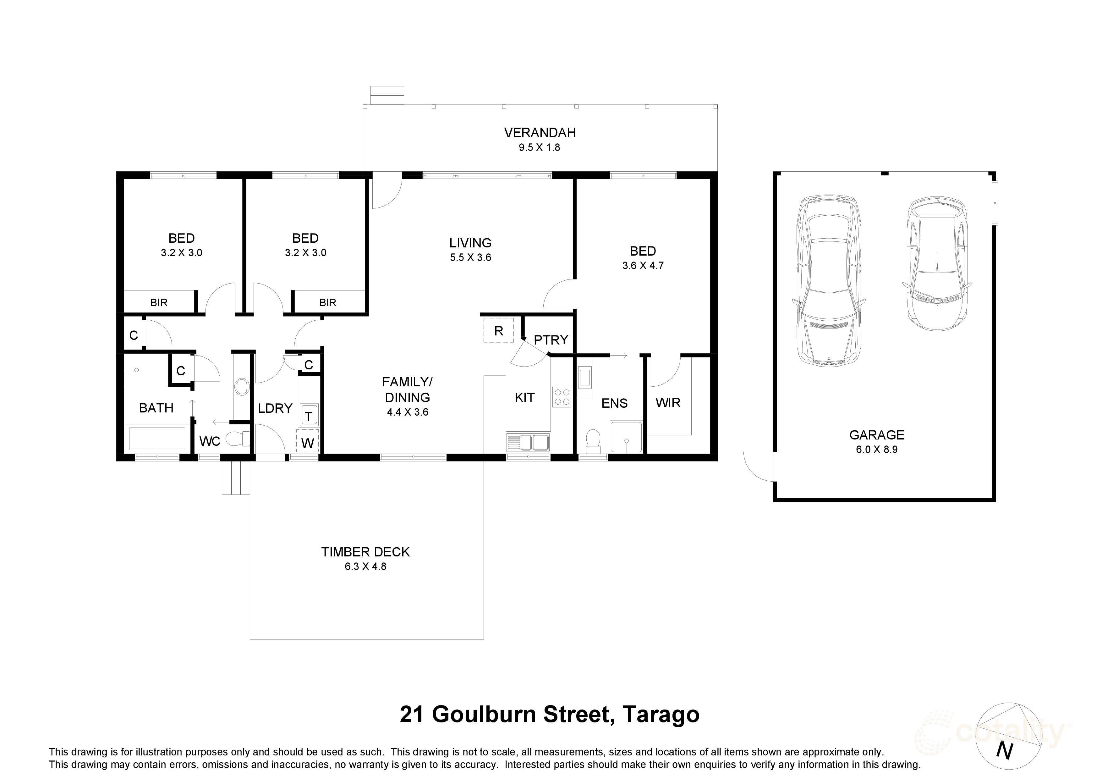 21 Goulburn St, Tarago, NSW 2580