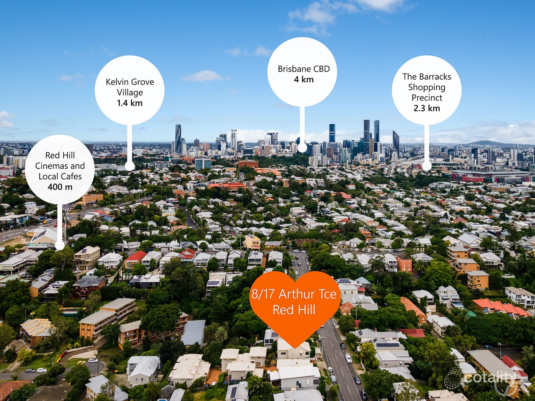 8/17 Arthur Tce, Red Hill, QLD 4059