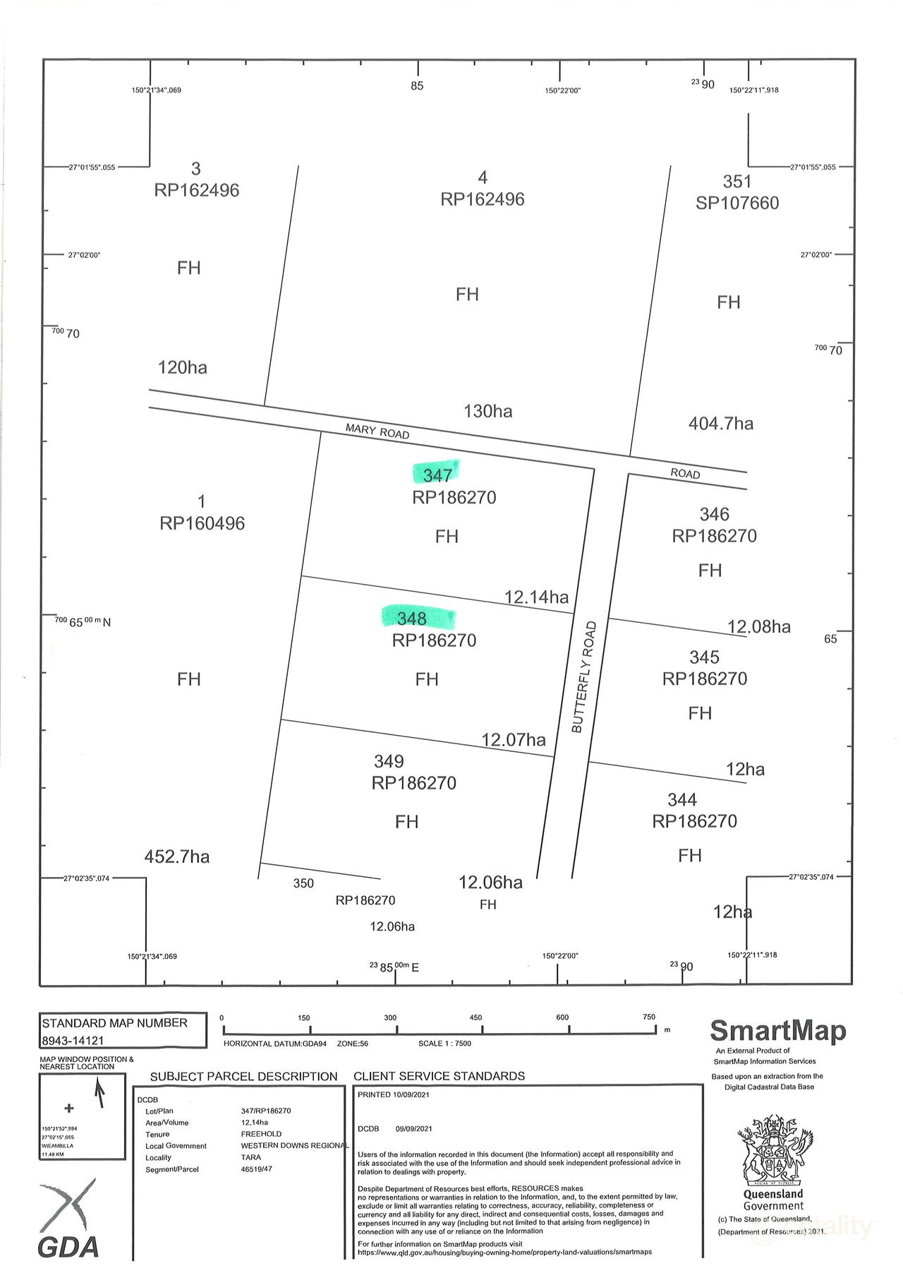 Lot 348 Butterfly Rd, Tara, QLD 4421