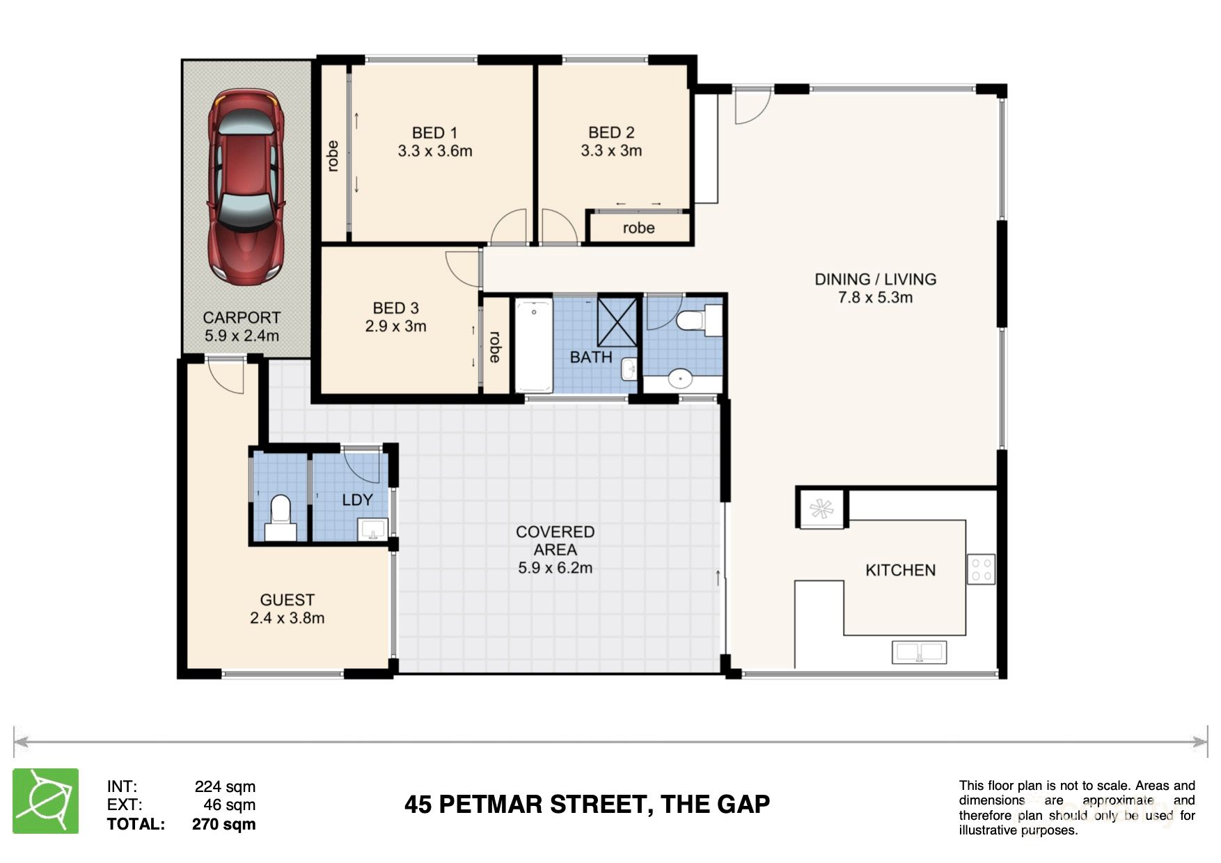 45 Petmar St, The Gap, QLD 4061
