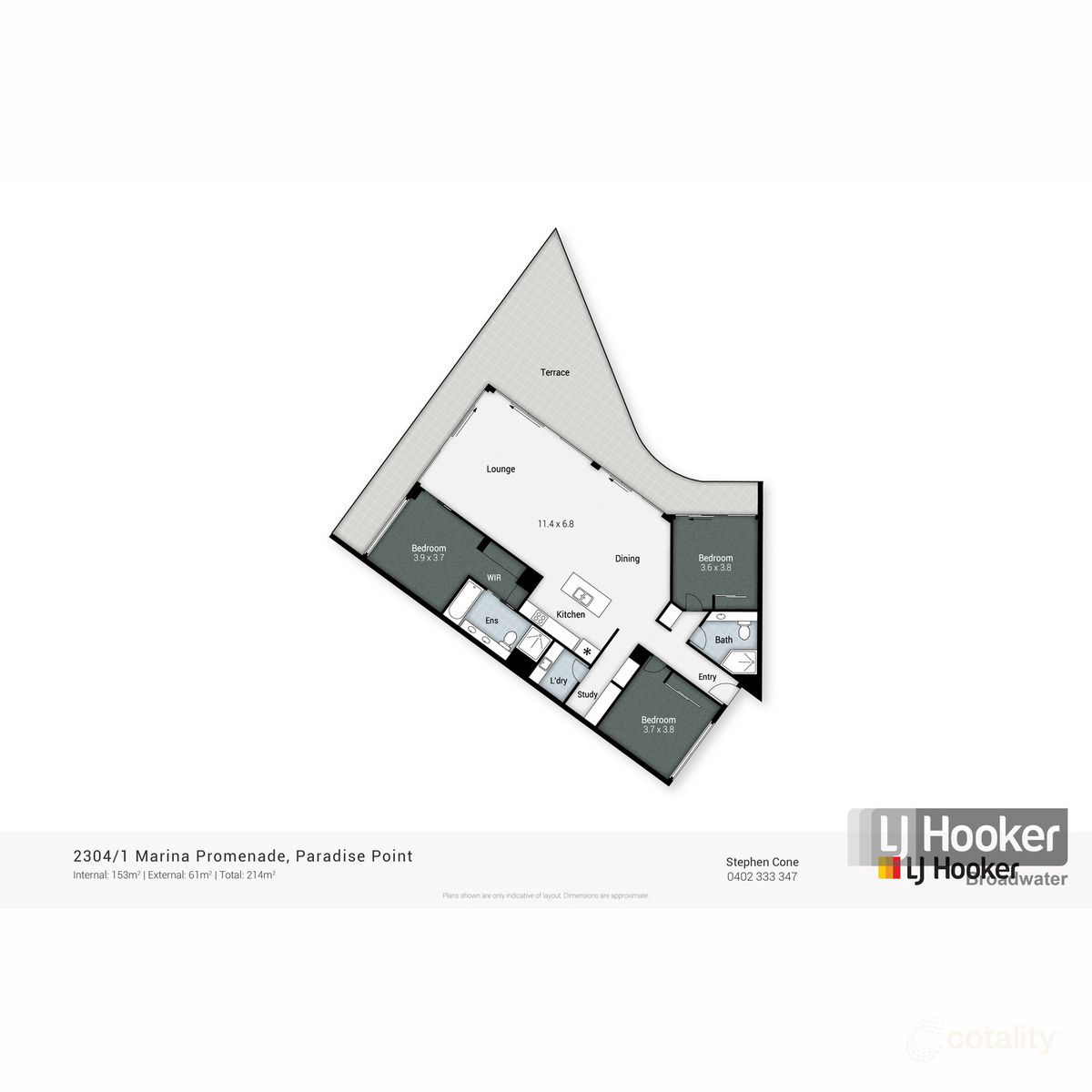 2304/1 Marina Prom, Paradise Point, QLD 4216