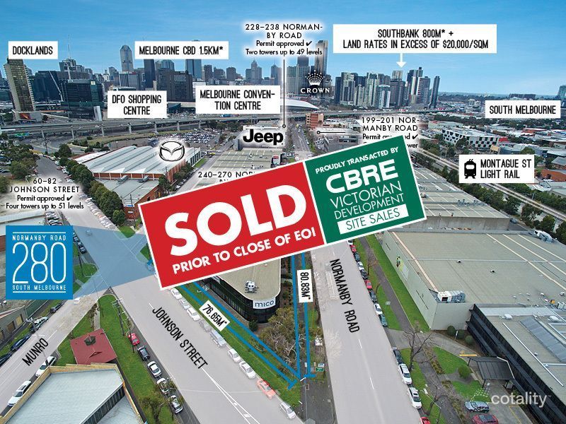 272-280 Normanby Rd, South Melbourne, VIC 3205