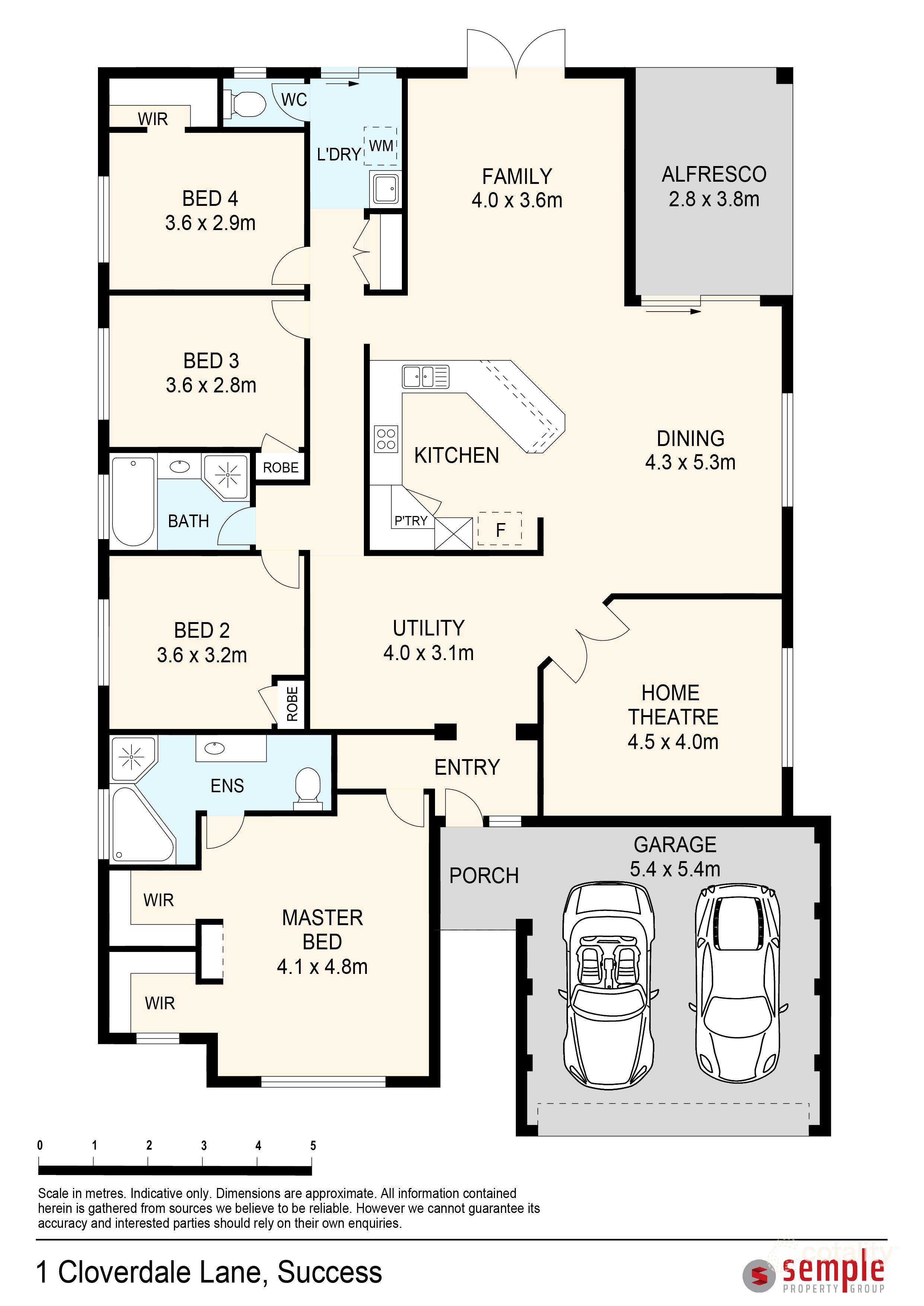 1 Cloverdale Lane, Success, WA 6164