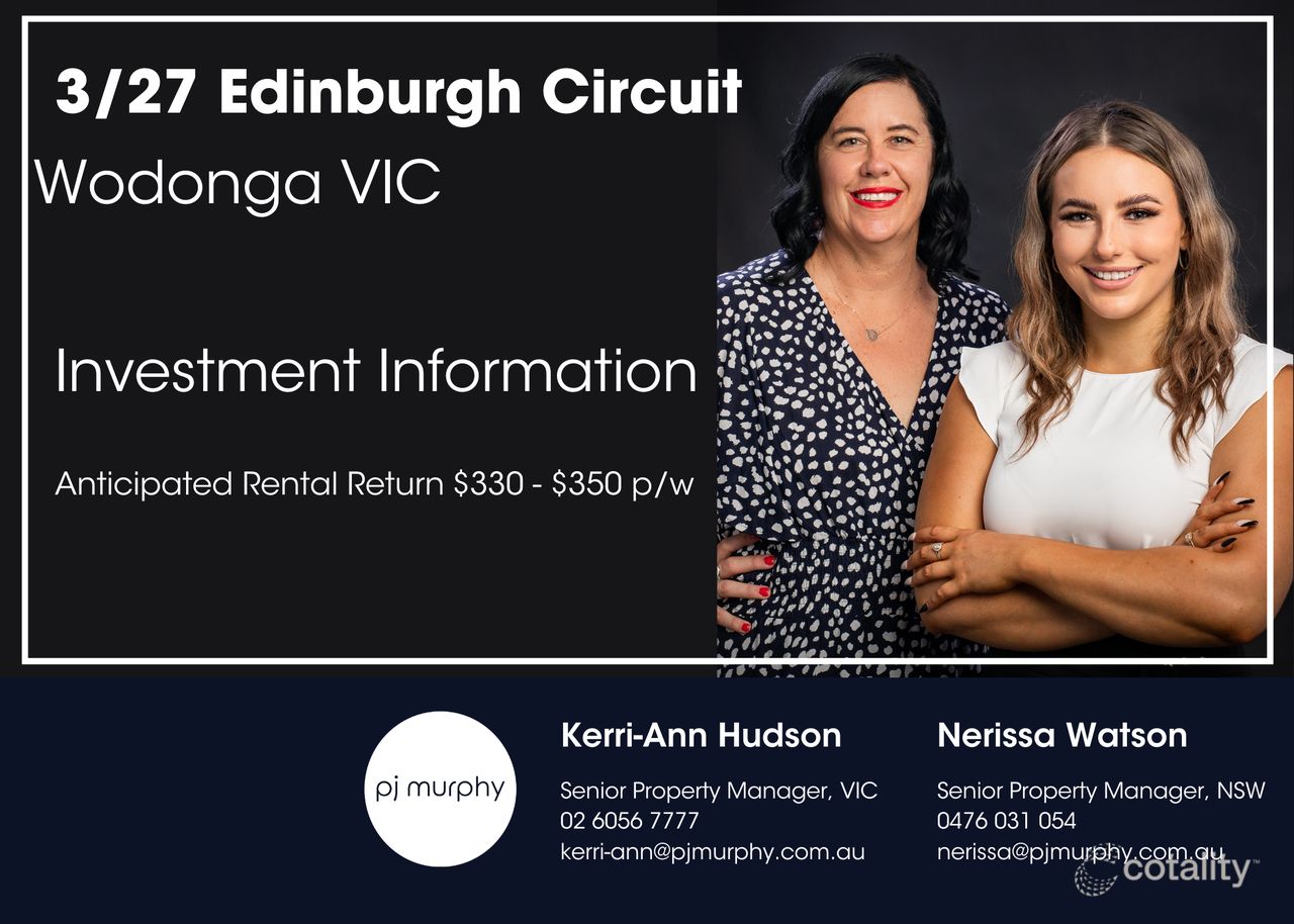 3/27 Edinburgh Cct, West Wodonga, VIC 3690
