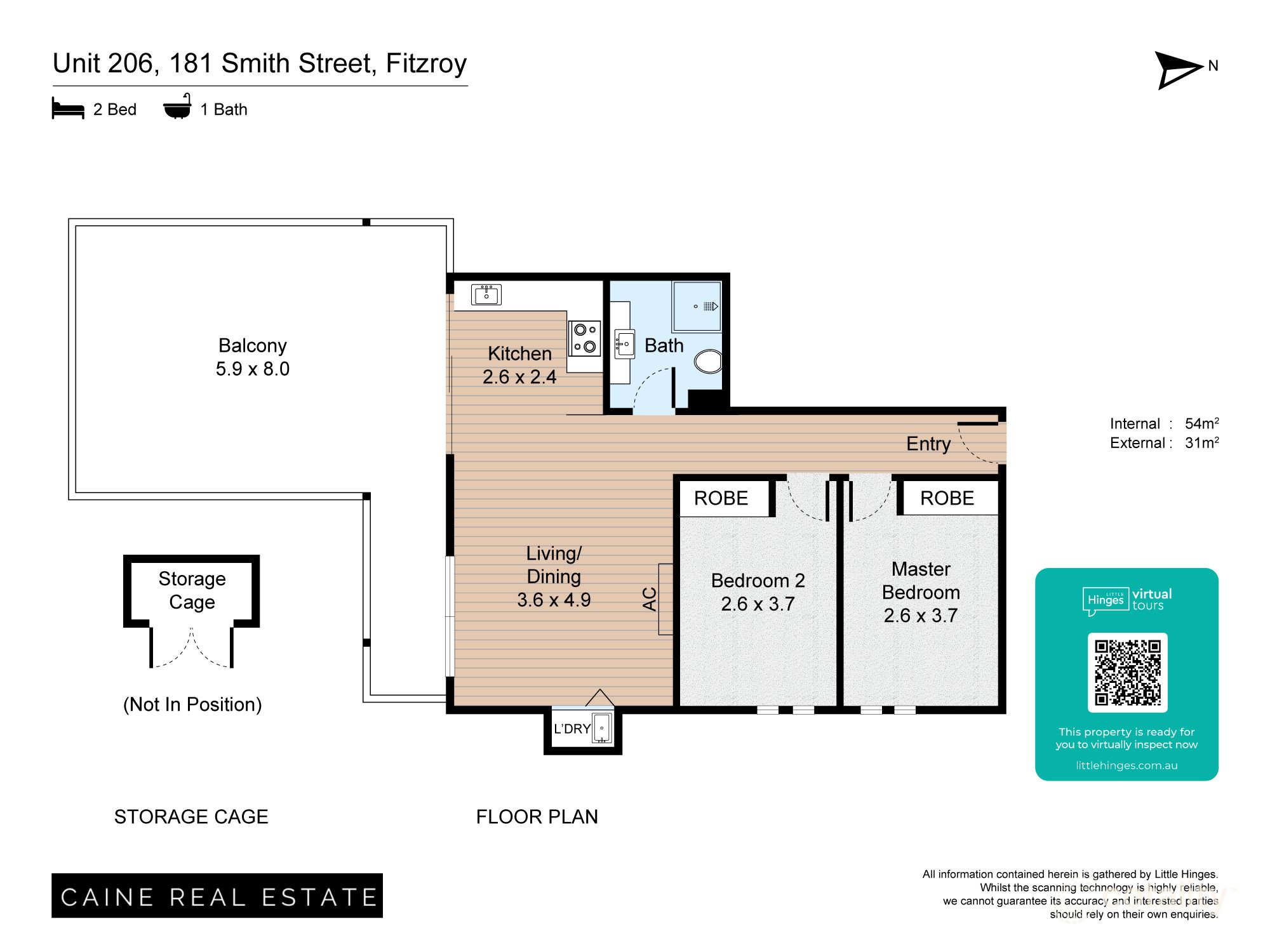 206/181 Smith St, Fitzroy, VIC 3065