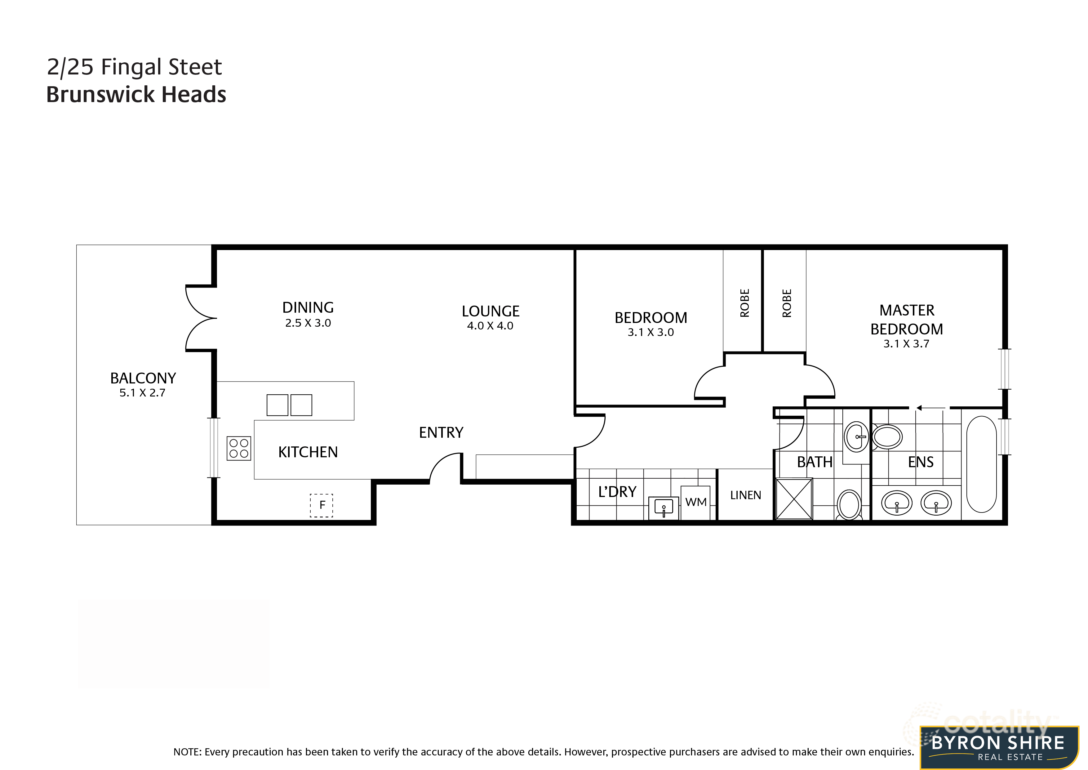 2/25 Fingal St, Brunswick Heads, NSW 2483