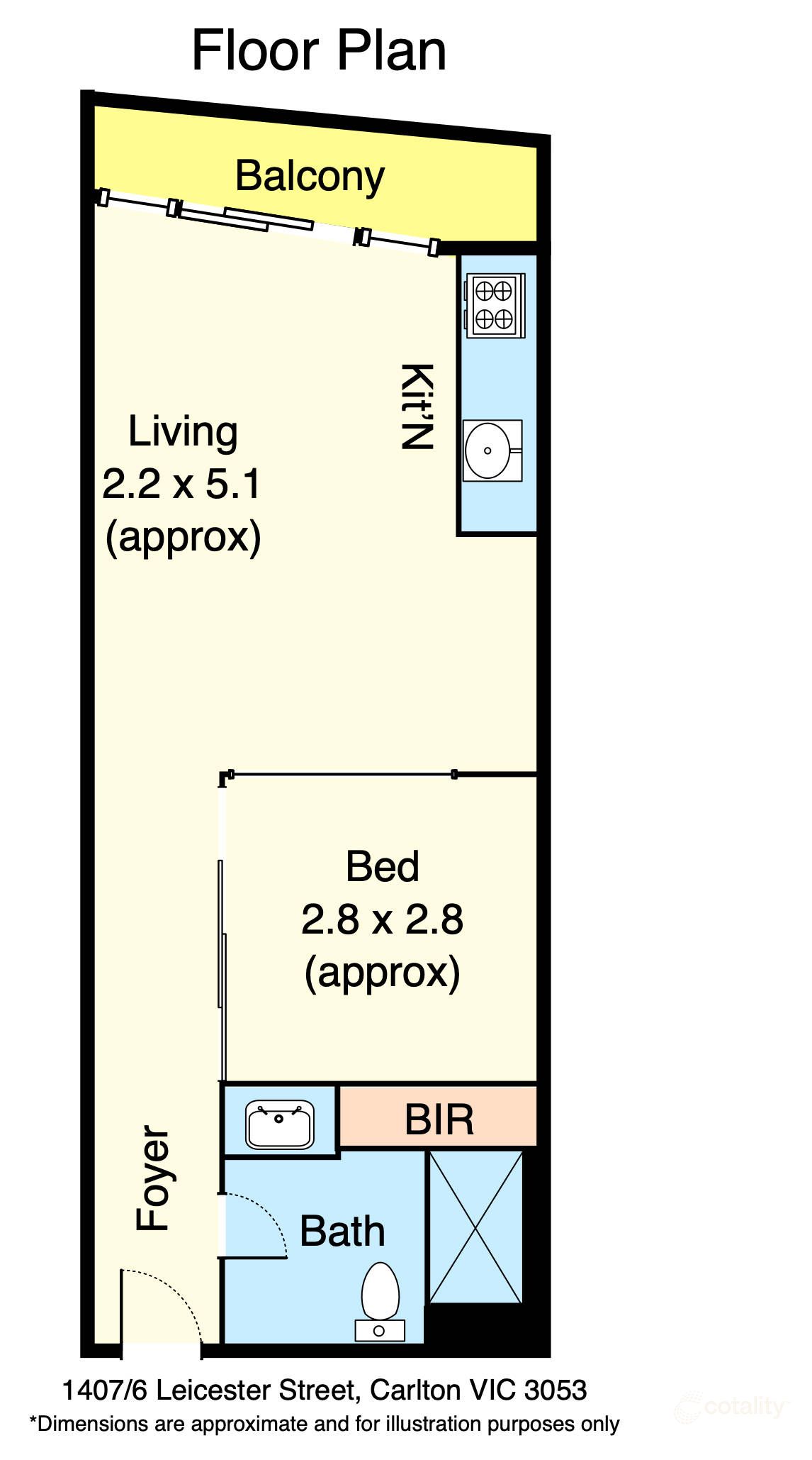 1407/6 Leicester St, Carlton, VIC 3053