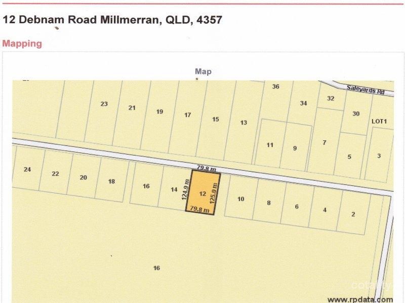 12 Debnam Rd, Millmerran, QLD 4357