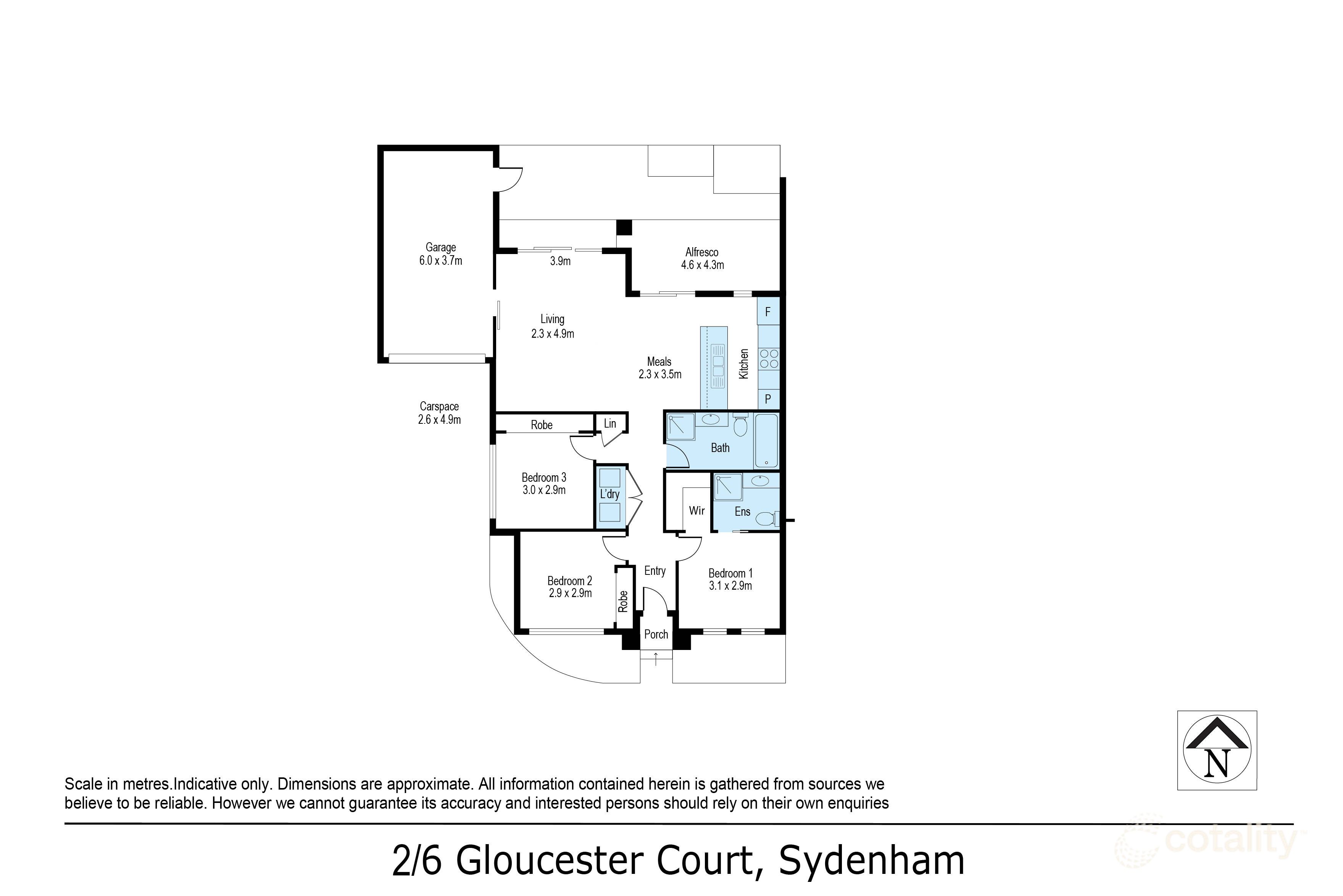 2/6 Gloucester Ct, Sydenham, VIC 3037