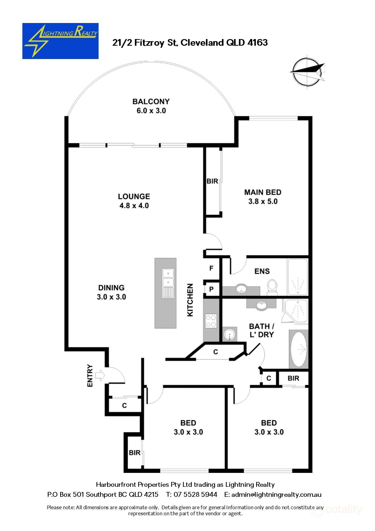 21/2 Fitzroy St, Cleveland, QLD 4163