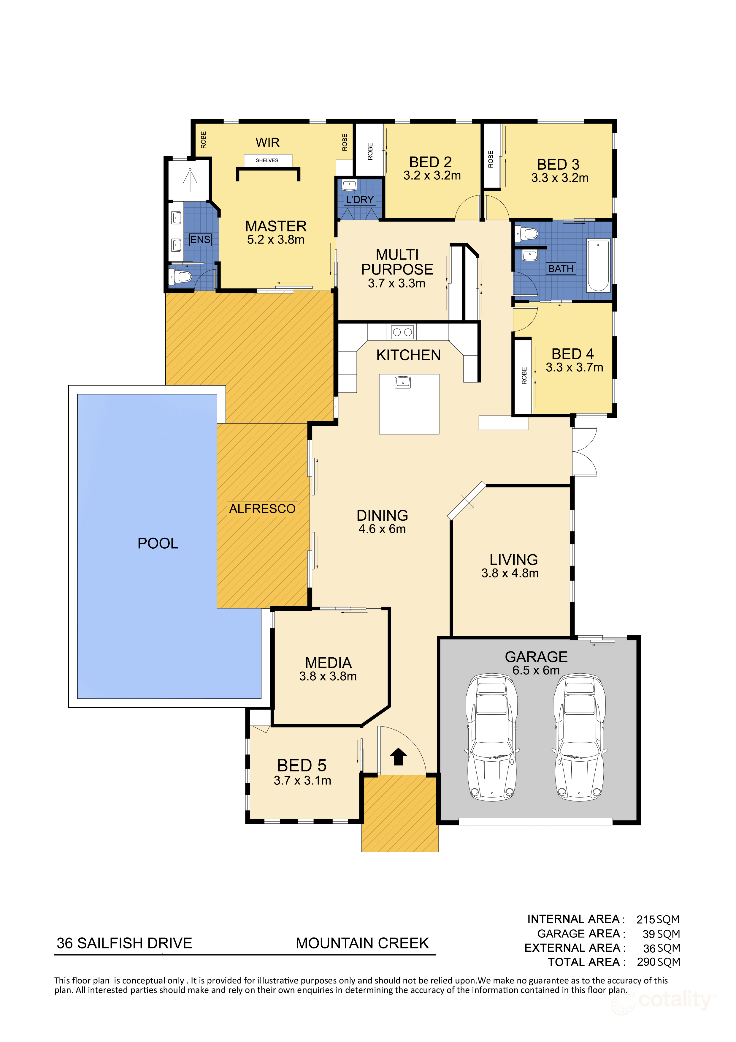 36 Sailfish Dr, Mountain Creek, QLD 4557