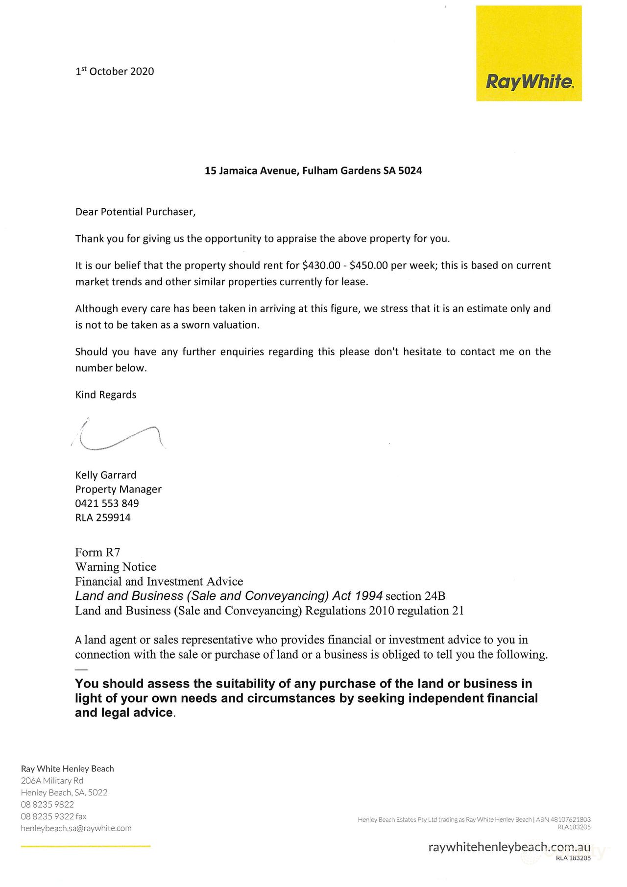 15 Jamaica Ave, Fulham Gardens, SA 5024