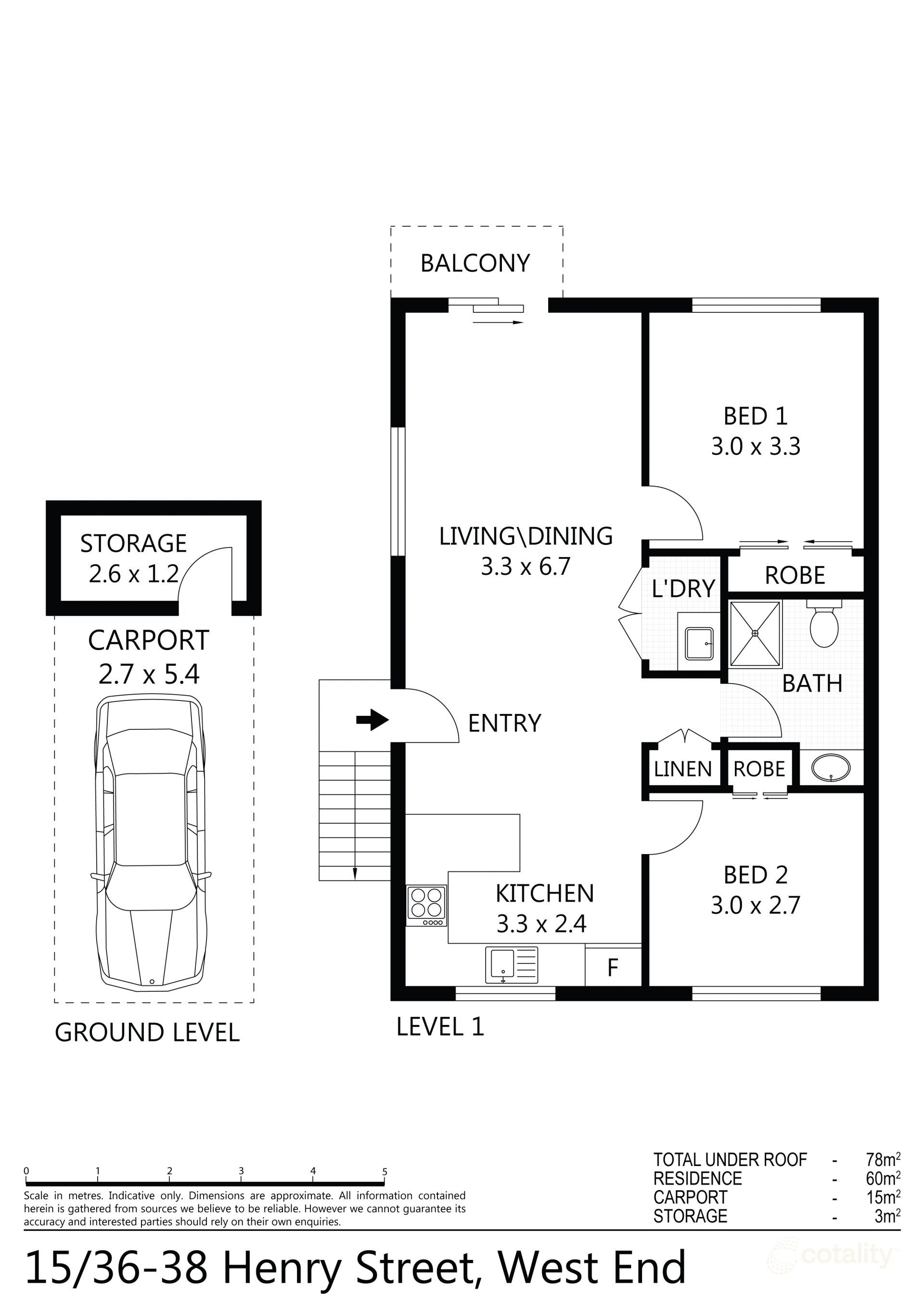 15/36-38 Henry St, West End, QLD 4810