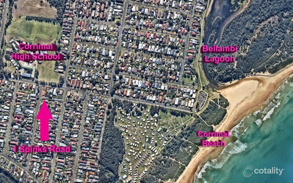 1 Spinks Rd, East Corrimal, NSW 2518