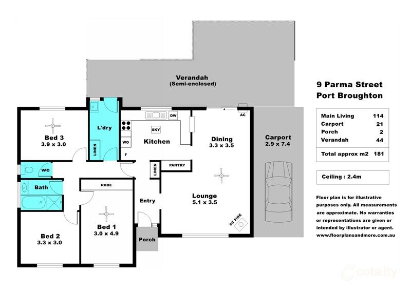 9 Parma St, Port Broughton, SA 5522