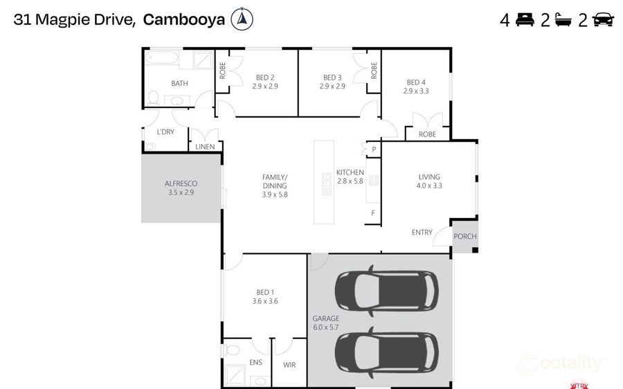 31 Magpie Dr, Cambooya, QLD 4358