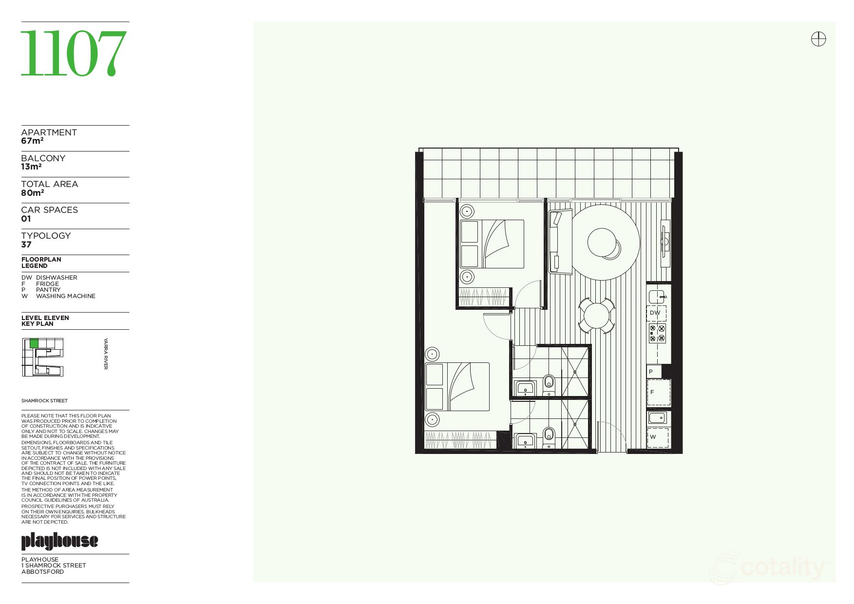 1107/20 Shamrock St, Abbotsford, VIC 3067